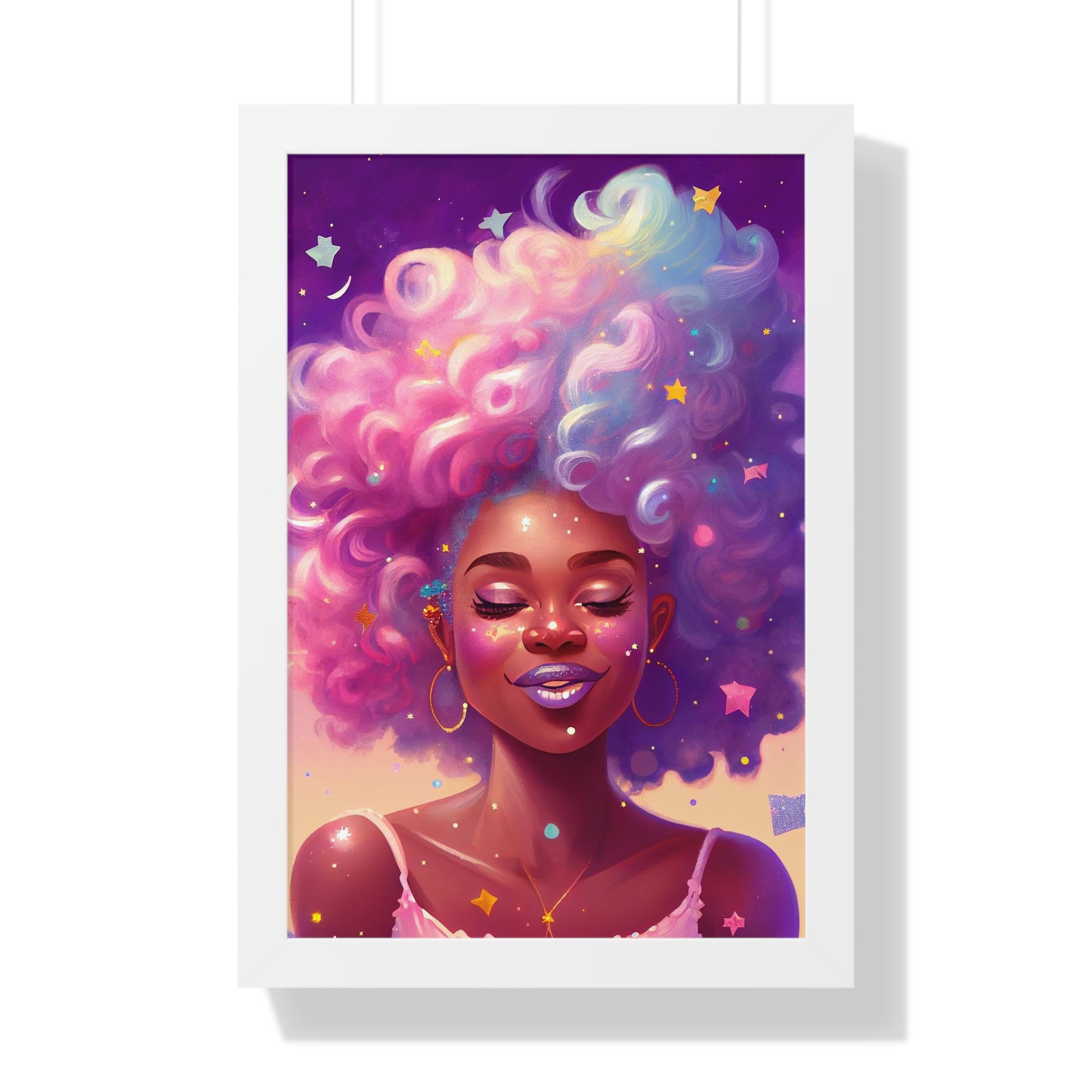 "BLACK GIRL MAGIC" Framed Vertical Poster