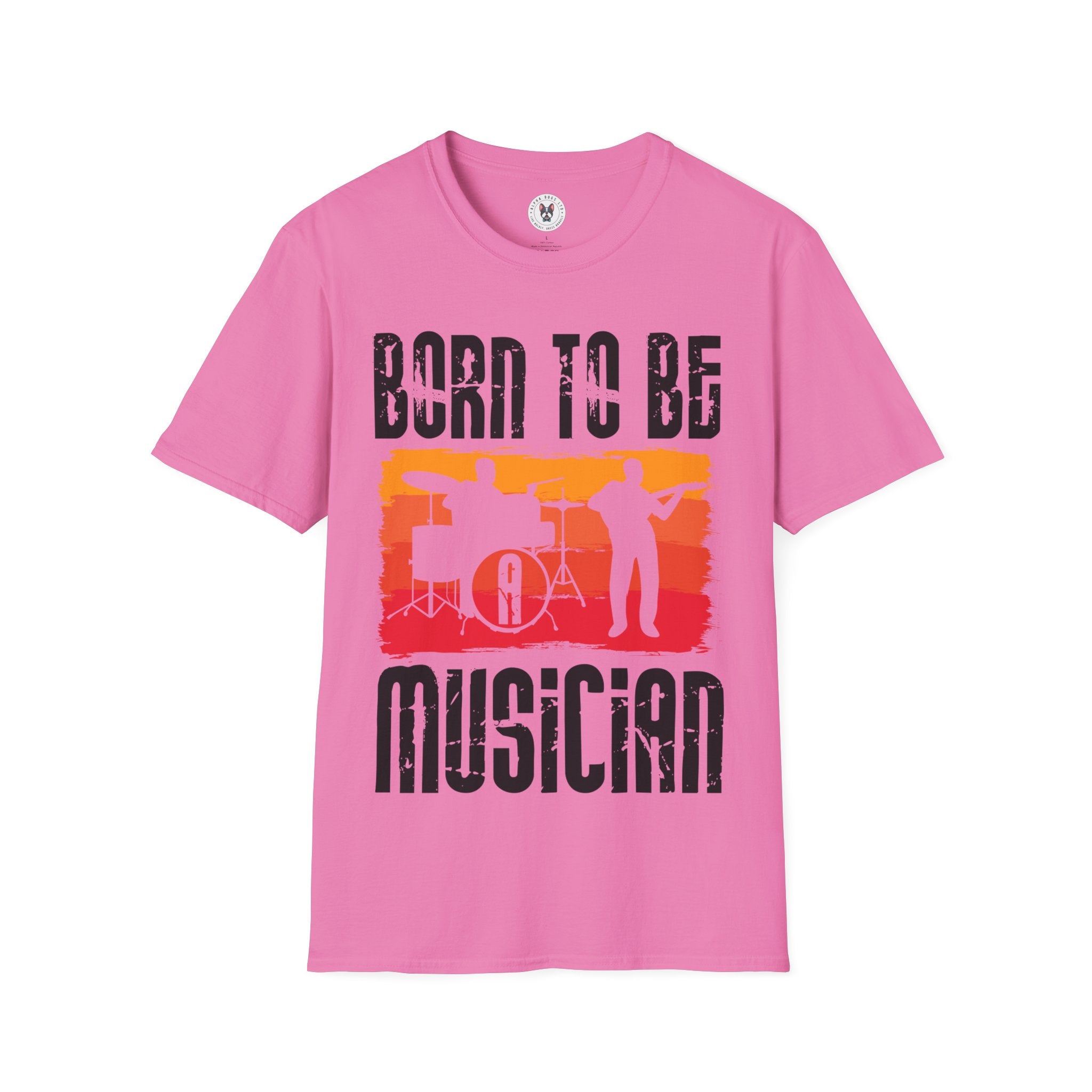 "Born To Be Musician"  Unisex Soft style T-Shirt