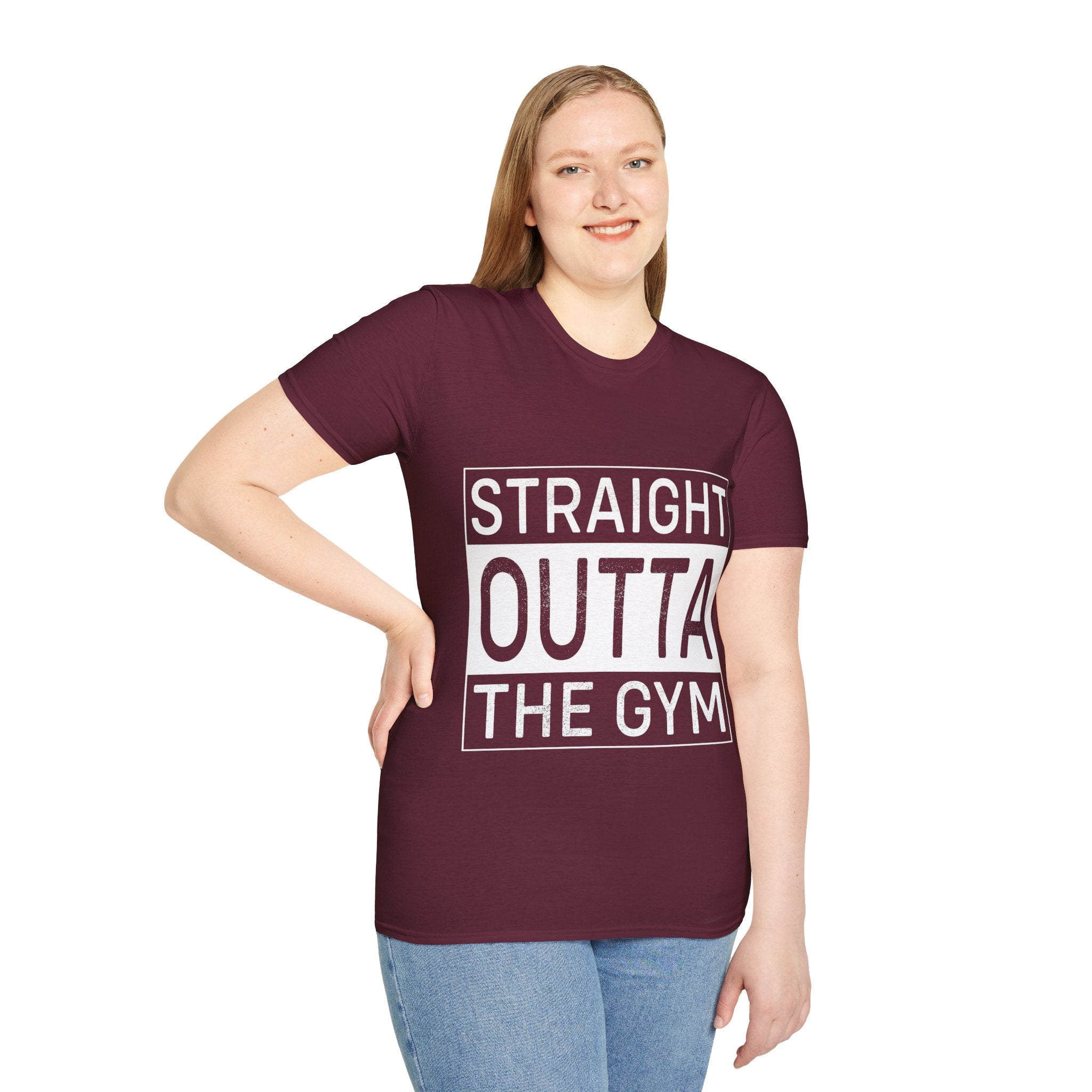 "Straight Outta The Gym" Unisex Soft style T-Shirt