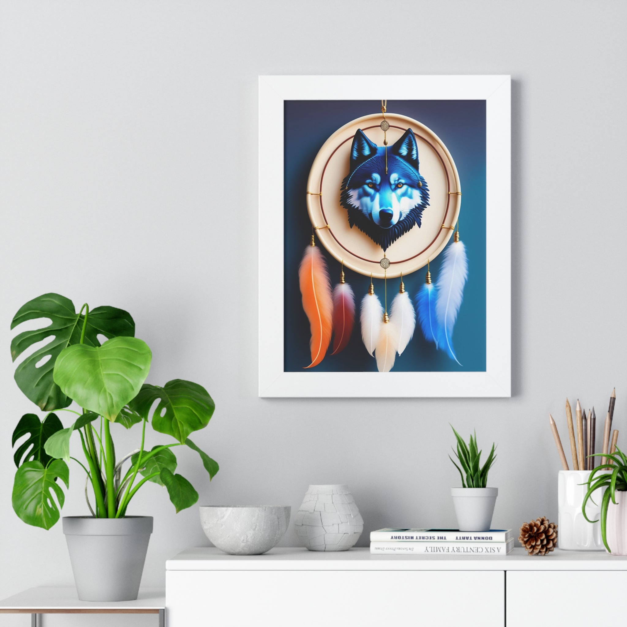 "BOHO" Framed Vertical Poster