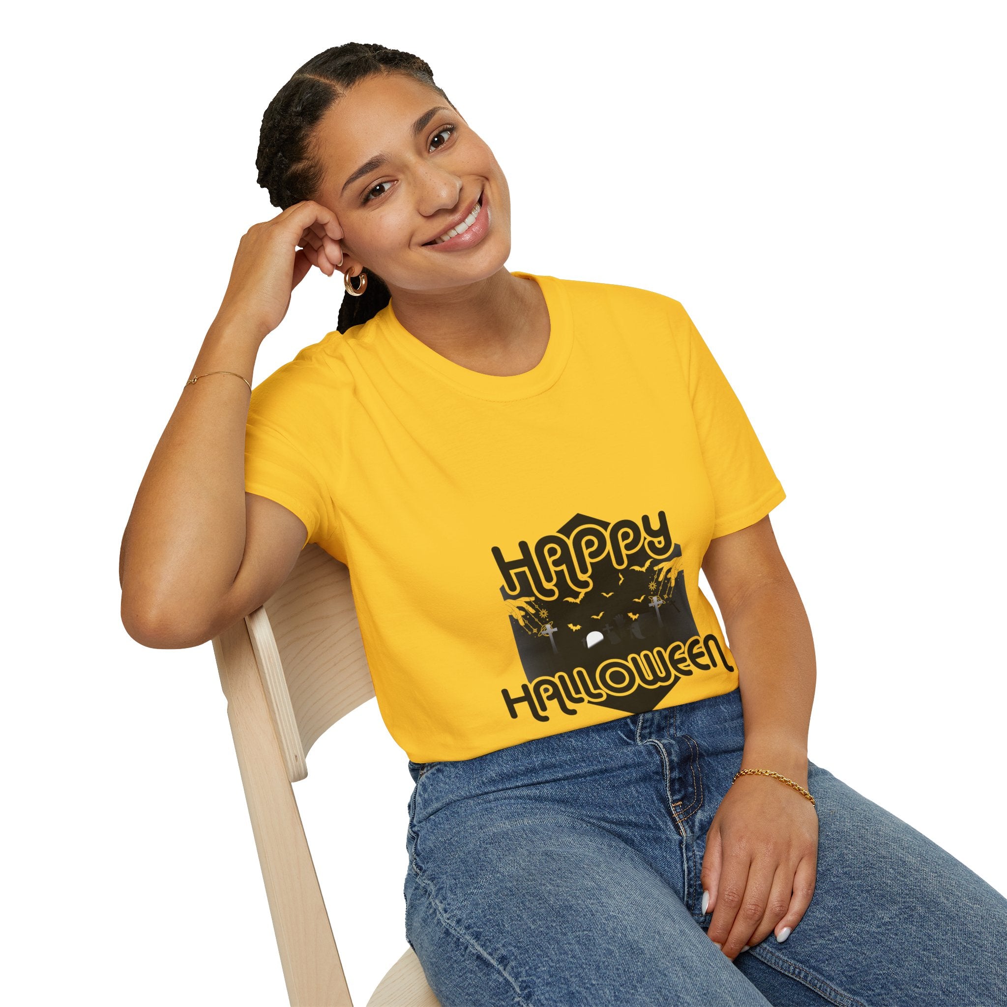 "HAPPY HALLOWEEN" Unisex Soft style T-Shirt