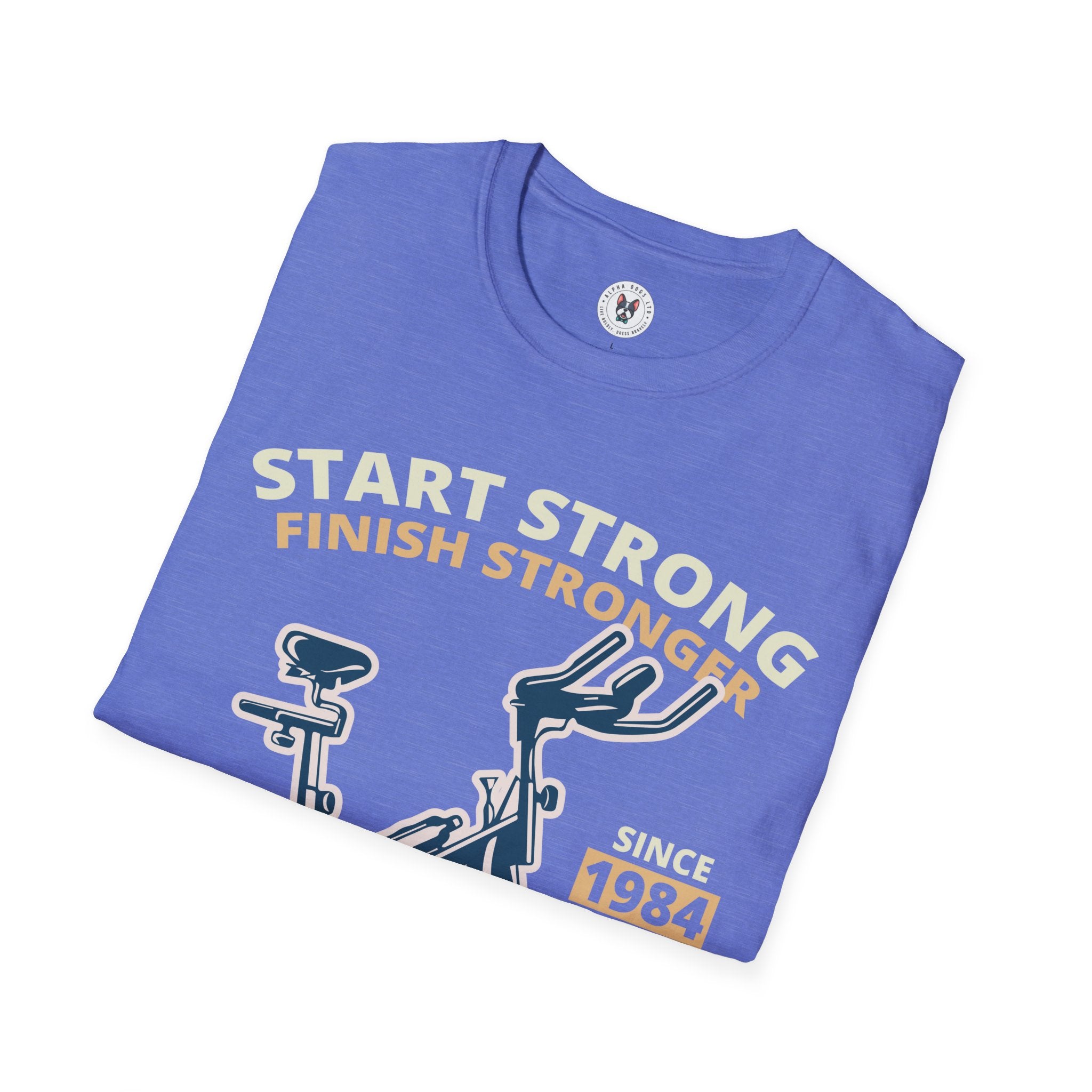 "Start Strong Finish Stronger" Unisex Soft style T-Shirt