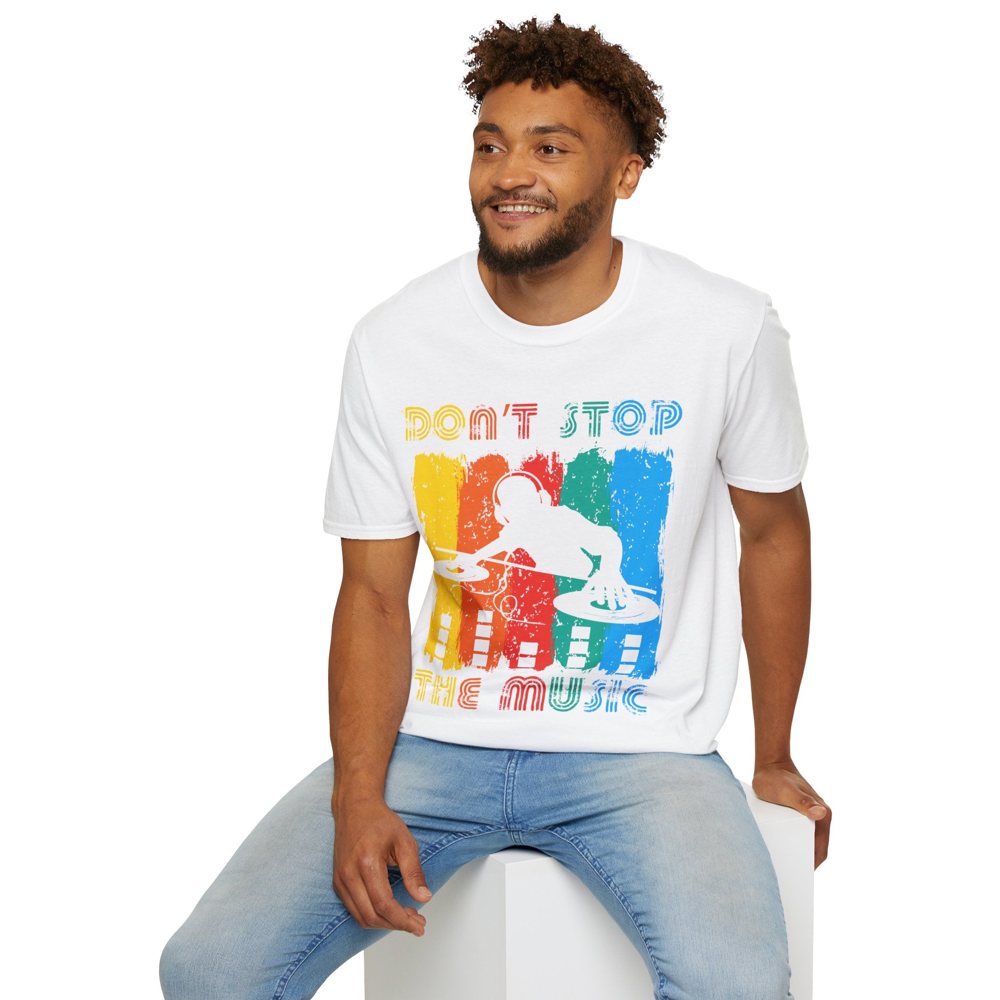 "Don't Stop the Music" Unisex Soft style T-Shirt