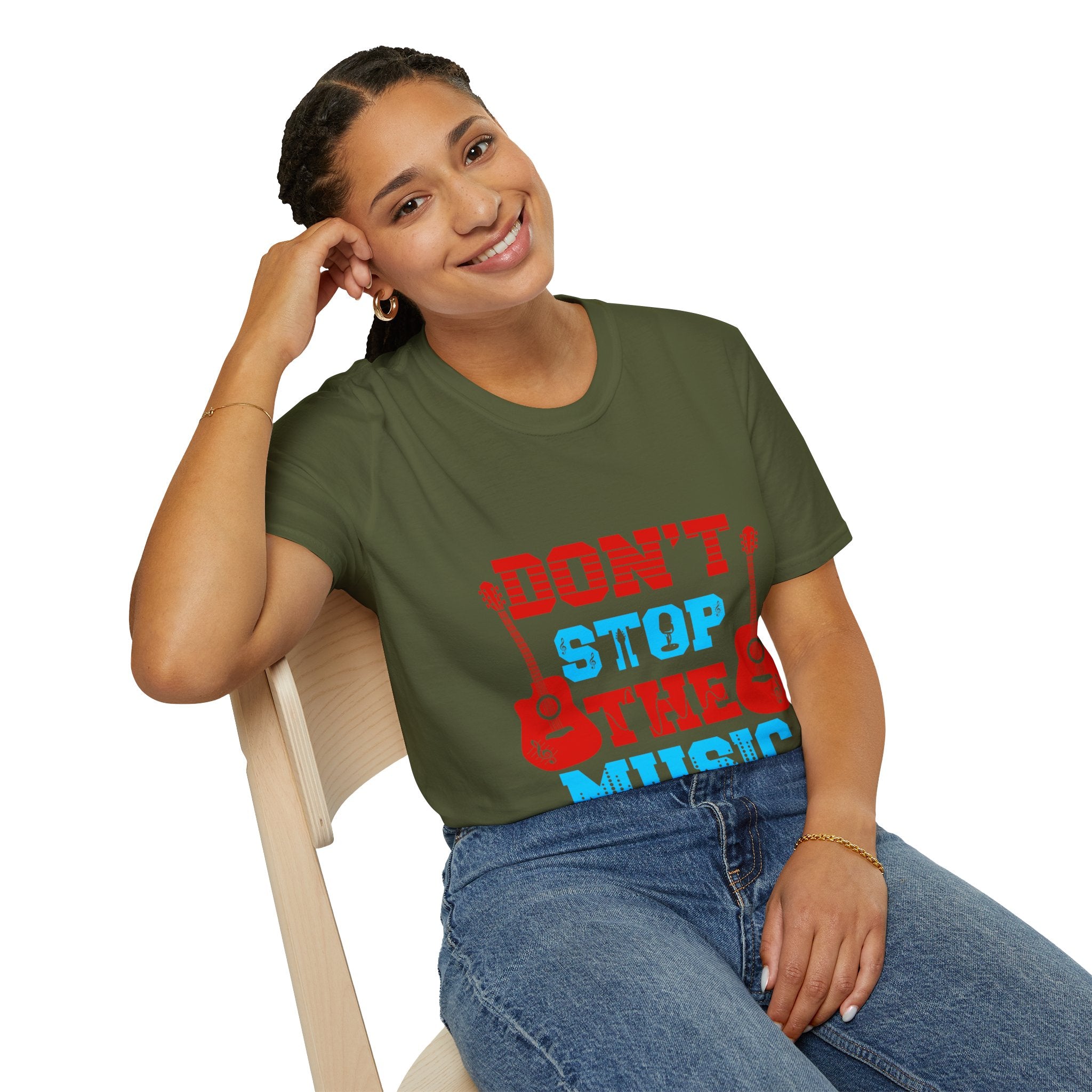 "Don't Stop The Music" Unisex Soft style T-Shirt