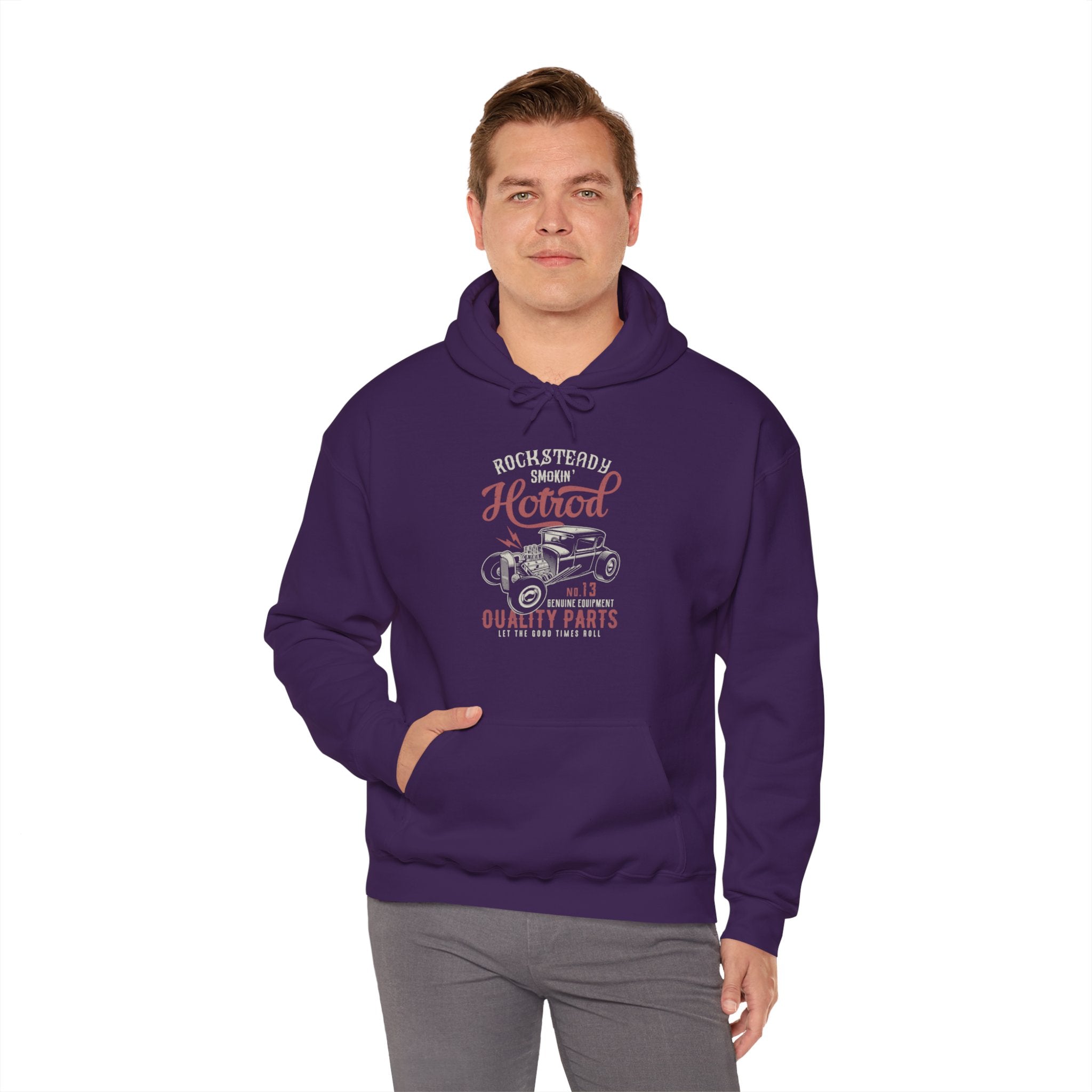 "HOTROD QUALITY PARTS" Unisex Heavy Blend™ Hooded Sweatshirt