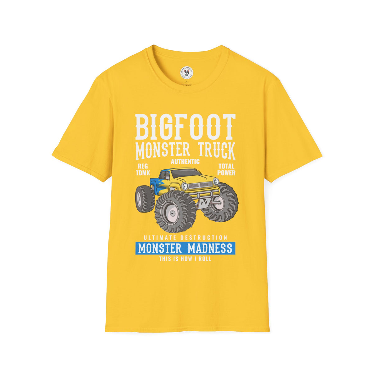 "BIGFOOT MONSTER TRUCK MONSTER MADNESS" Unisex Soft style T-Shirt