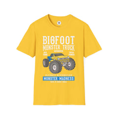 "BIGFOOT MONSTER TRUCK MONSTER MADNESS" Unisex Soft style T-Shirt