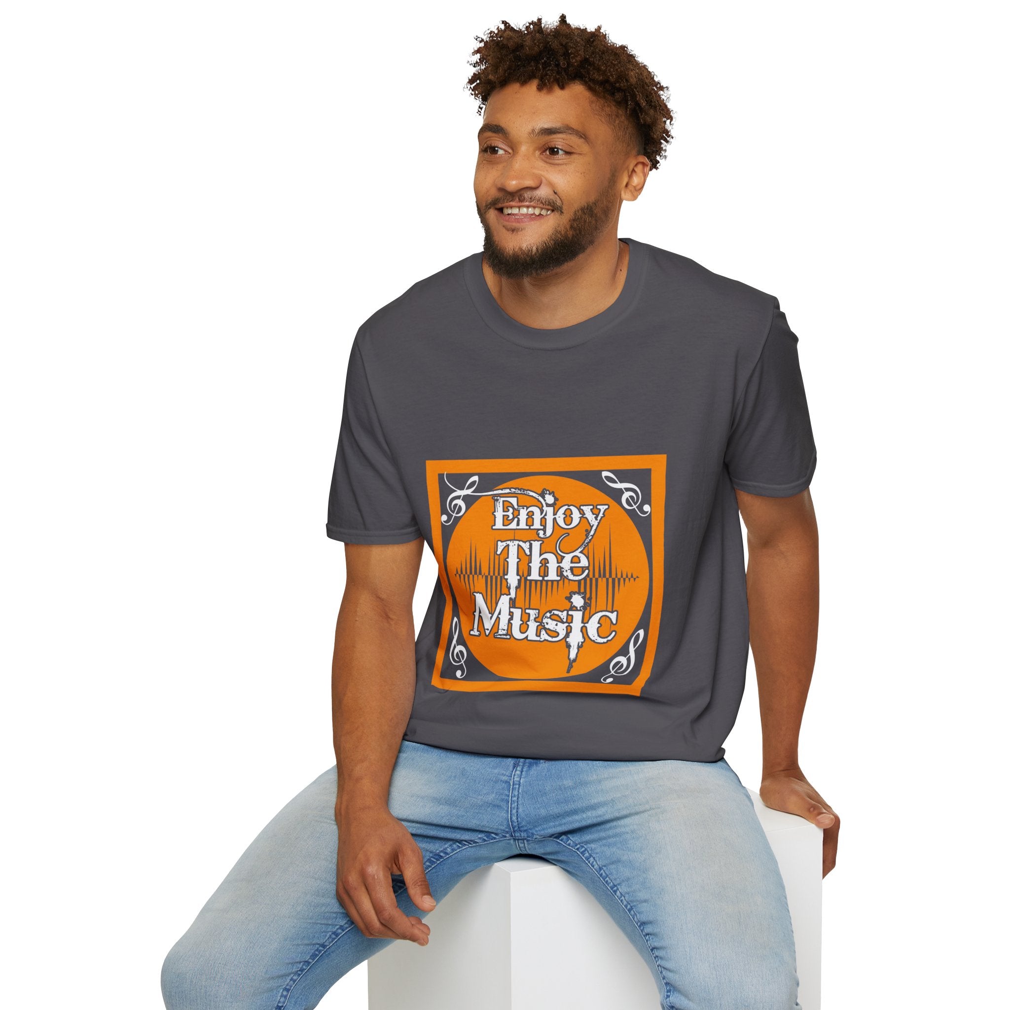 "Enjoy The Music" Unisex Soft style T-Shirt