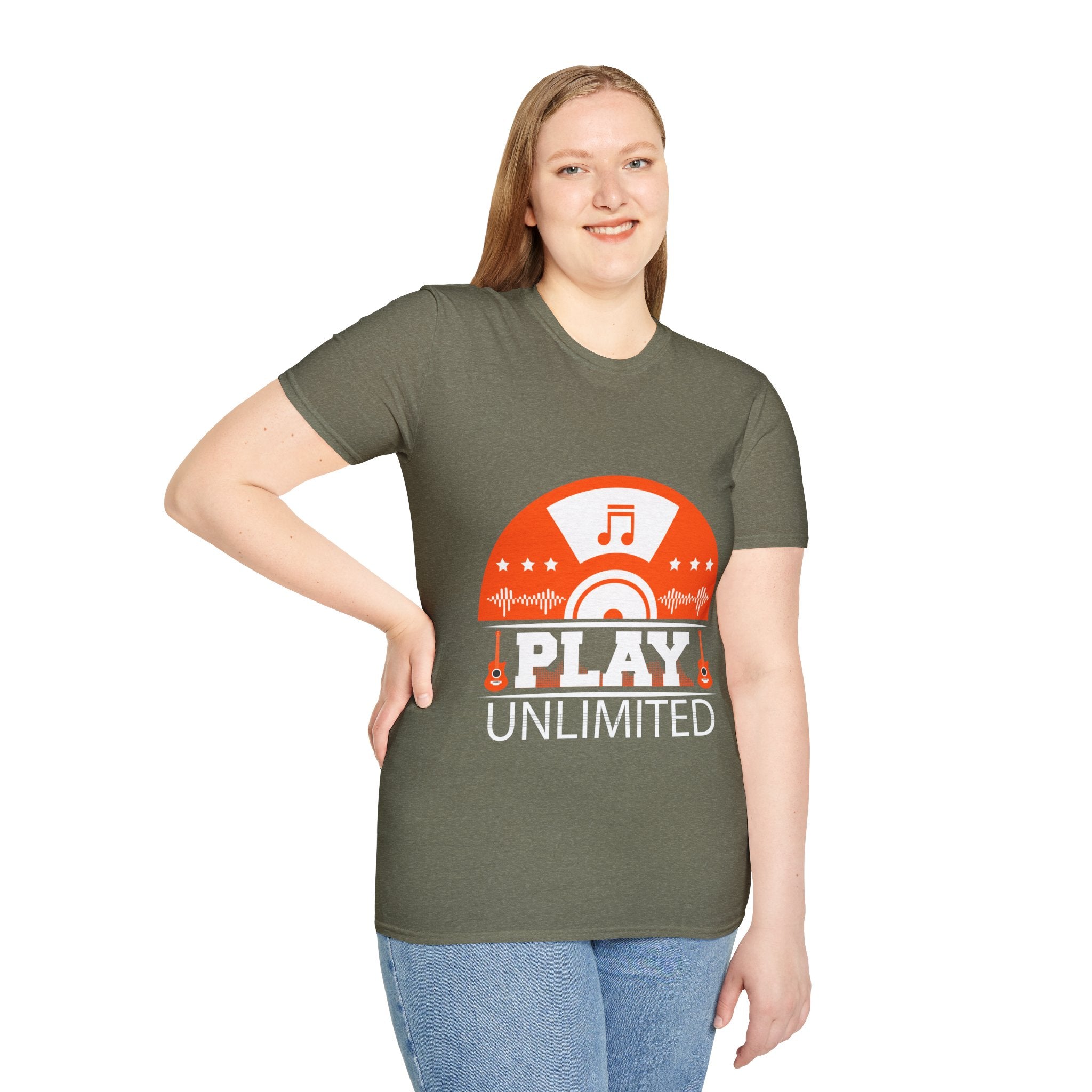 "Play Unlimited" Unisex Soft style T-Shirt