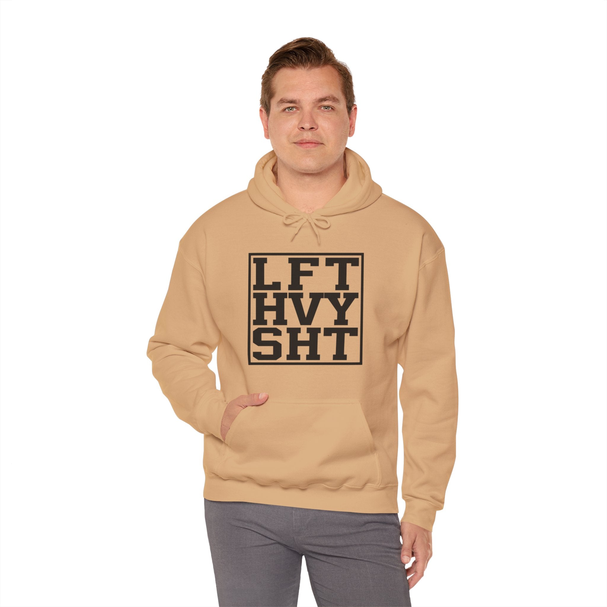 "Lift Heavy Shit" Unisex Heavy Blend™ Hooded Sweatshirt