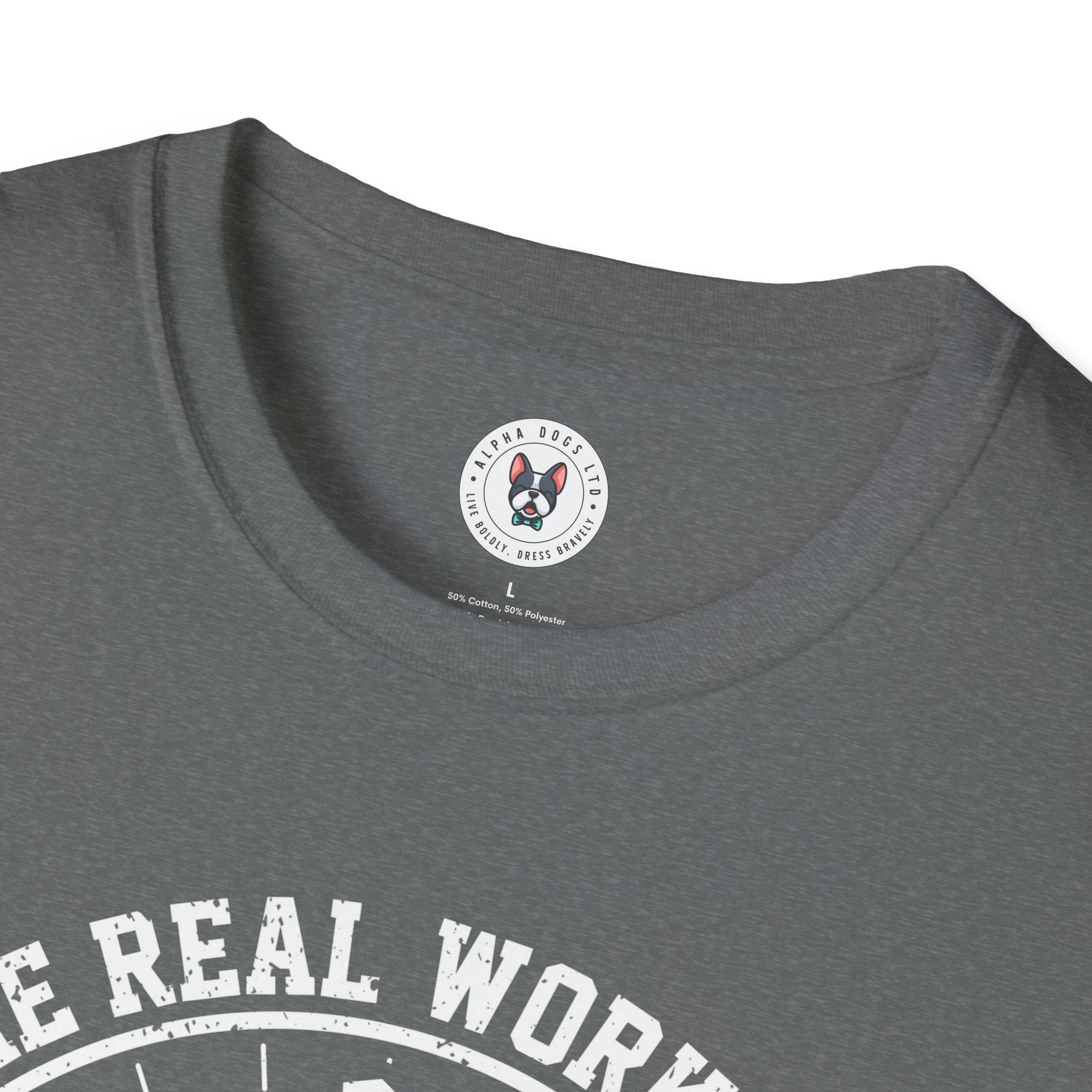 "The Real Workout Starts When you Want to Stop" Unisex Soft style T-Shirt