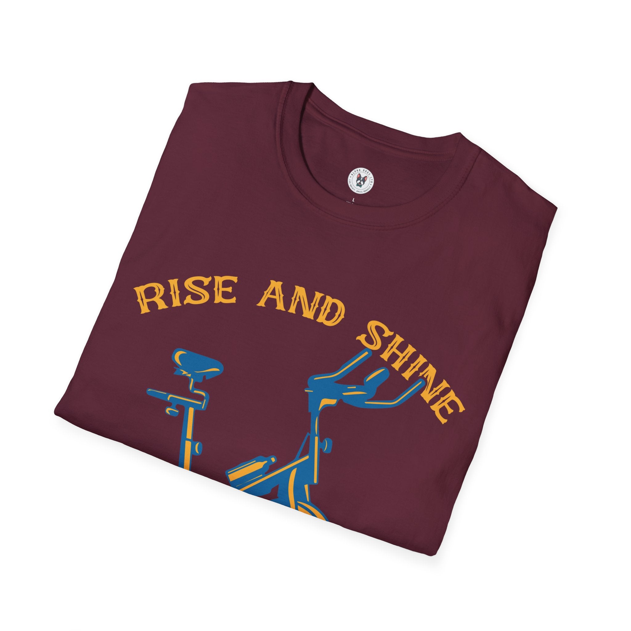 "Rise And Shine Workout Time" Unisex Soft style T-Shirt