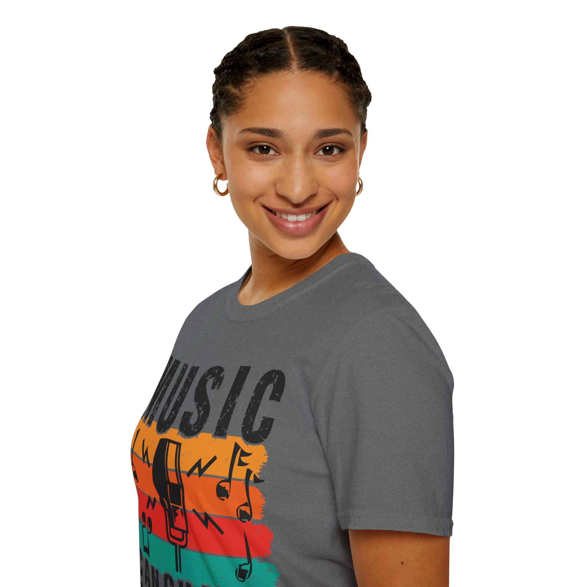 "Music Can Change The World" Unisex Soft style T-Shirt