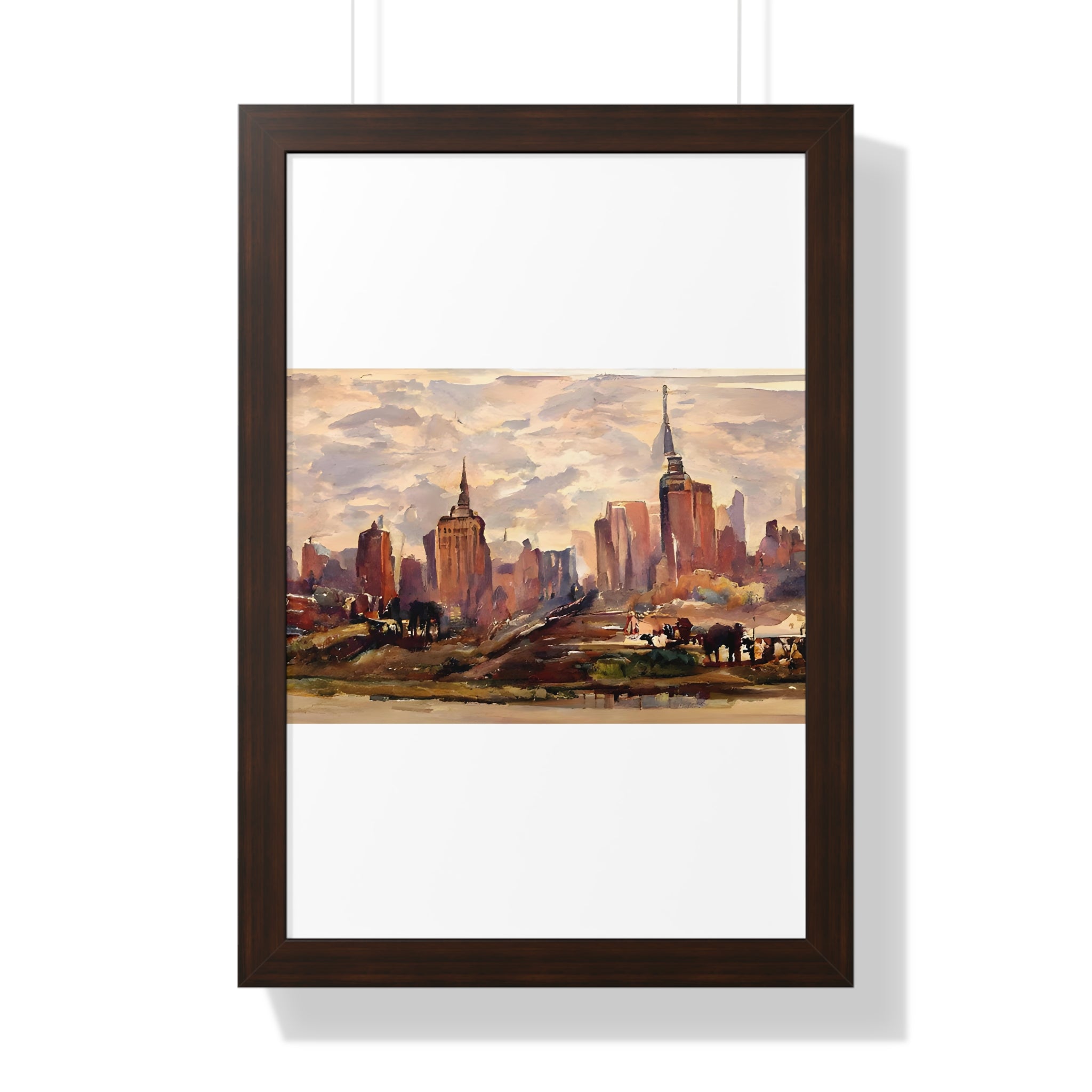 "ARCHITECTURE" Framed Vertical Poster