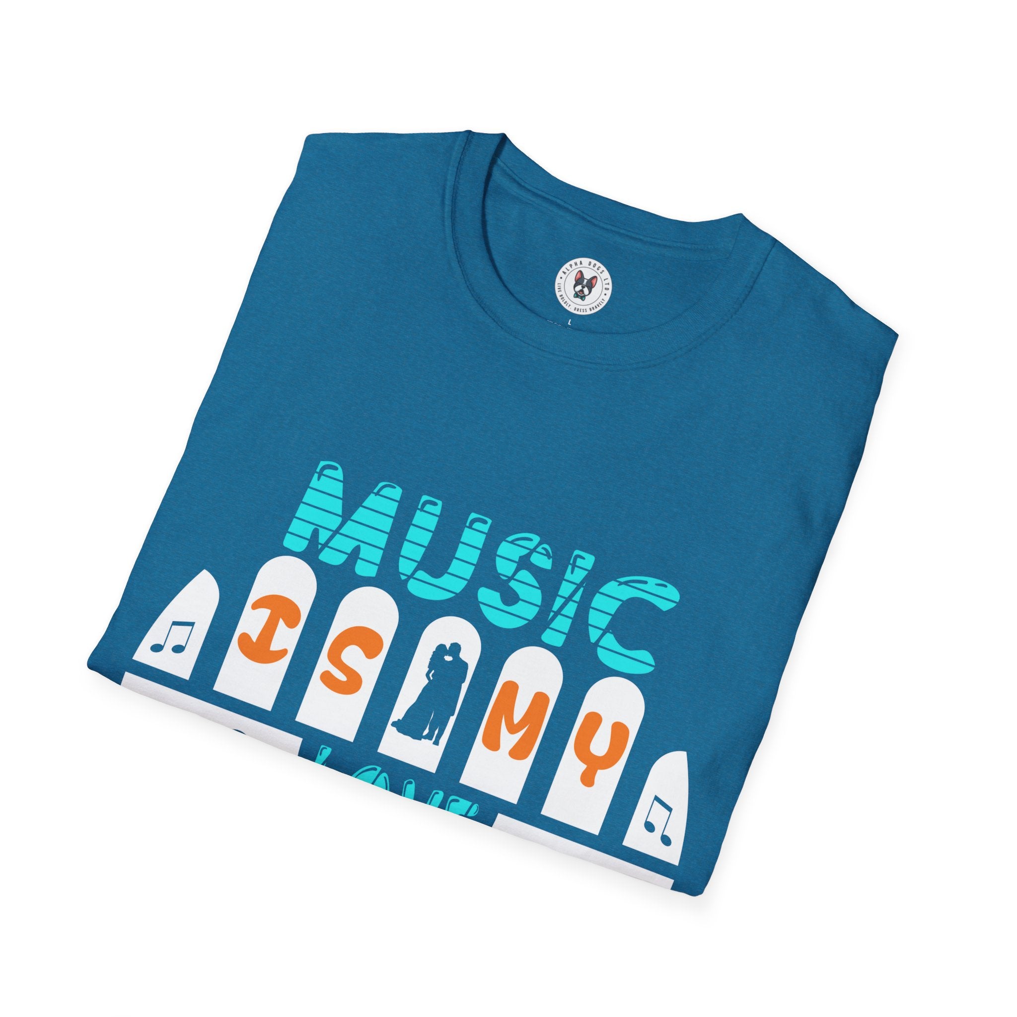 "Music In My Love Language" Unisex Soft style T-Shirt