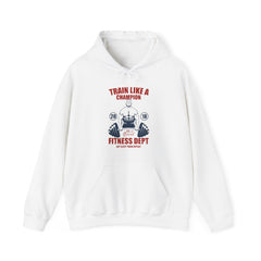 "Train Like A Champion"  Unisex Heavy Blend™ Hooded Sweatshirt