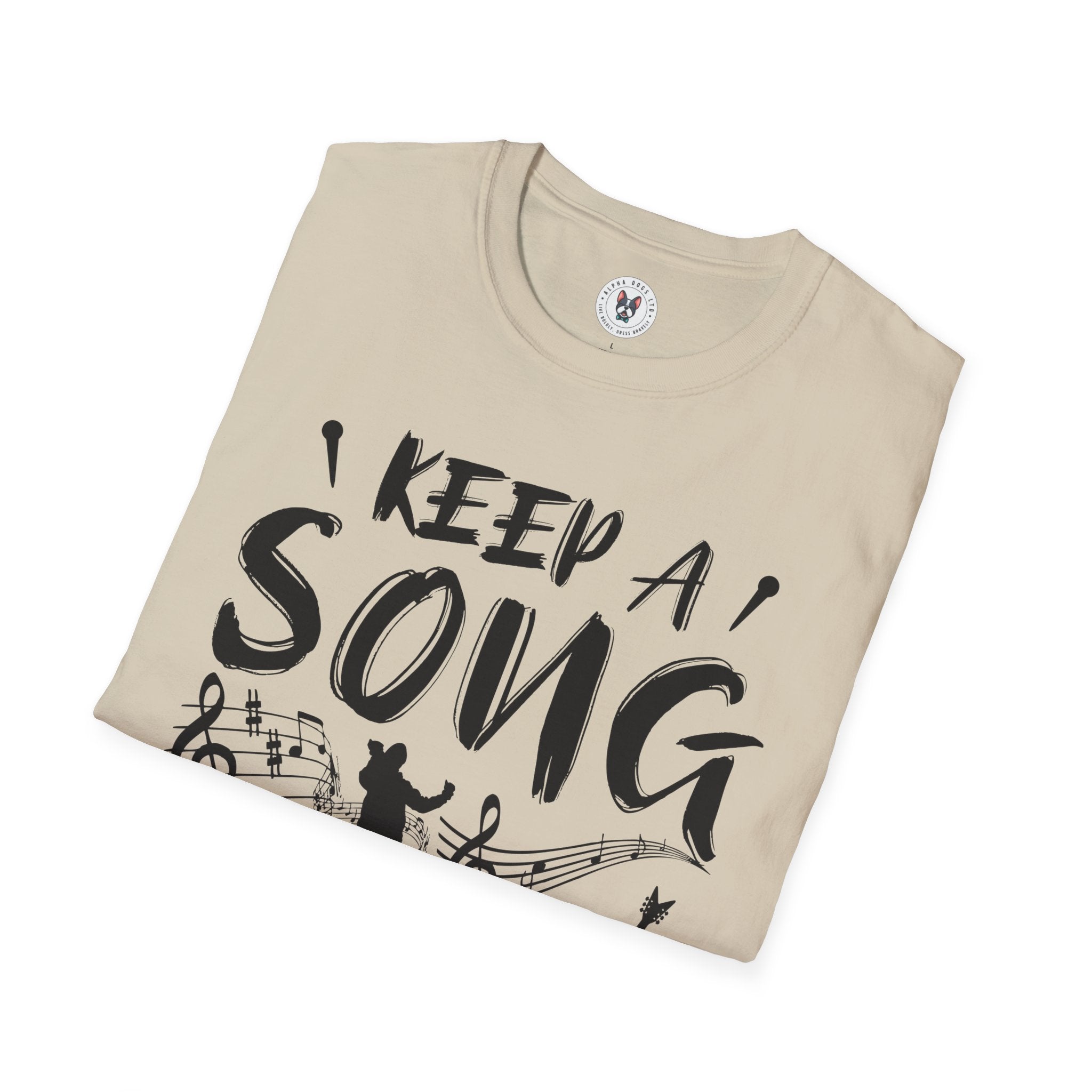 "Keep A Song In Your Heart" Unisex Soft style T-Shirt