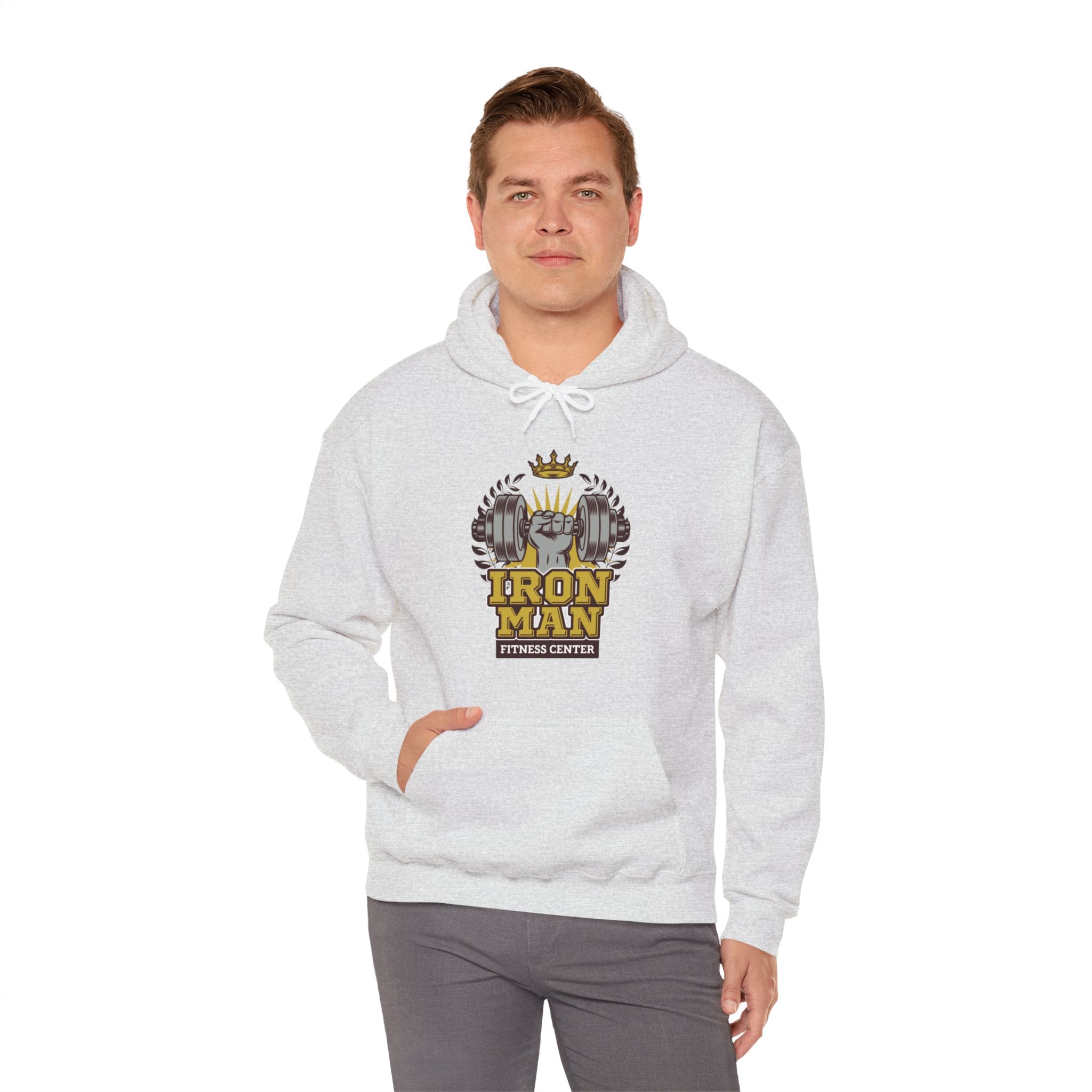 "IronMan Fitness Centre" Unisex Heavy Blend™ Hooded Sweatshirt