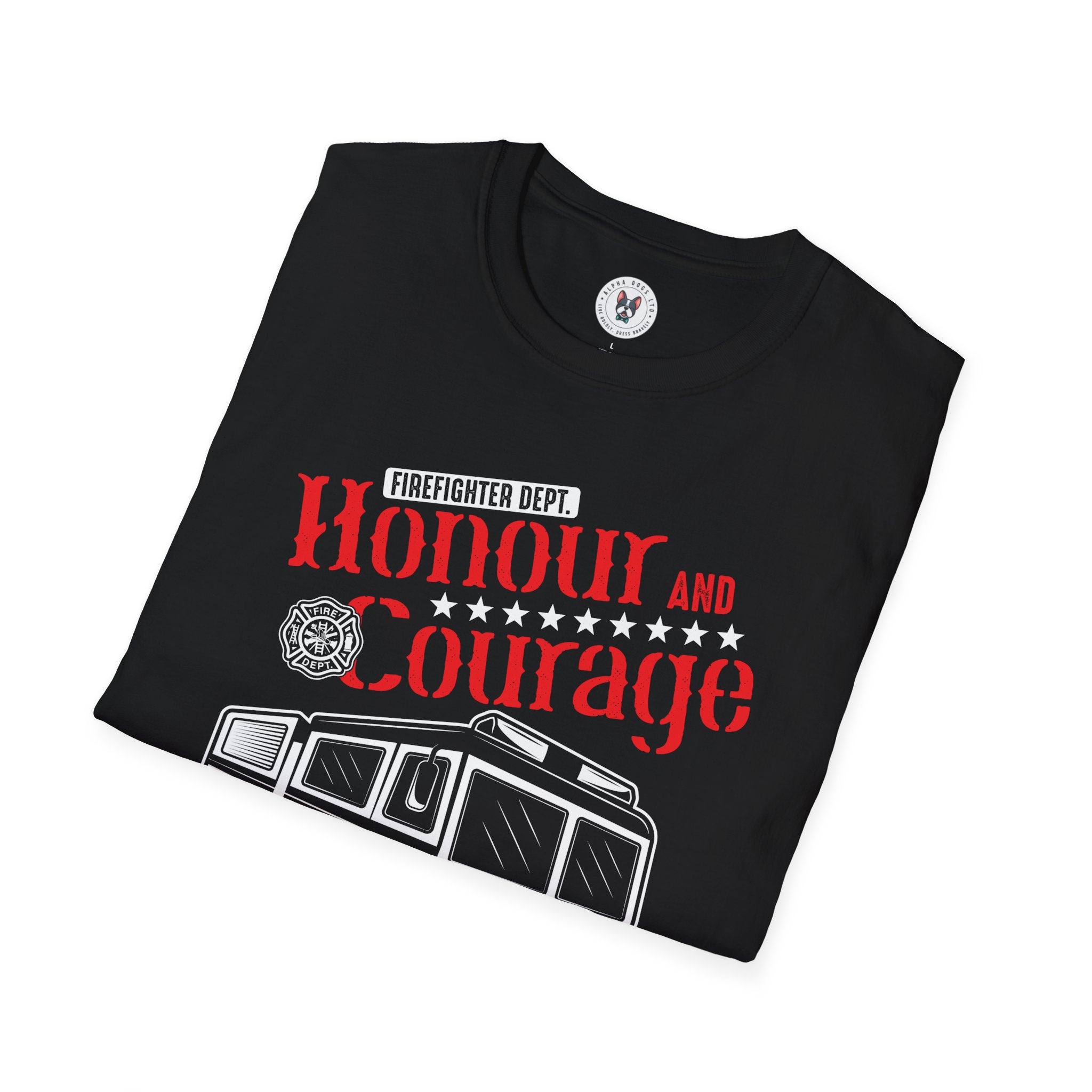 "HONOUR AND COURAGE UNITED STATES" Unisex Soft style T-Shirt