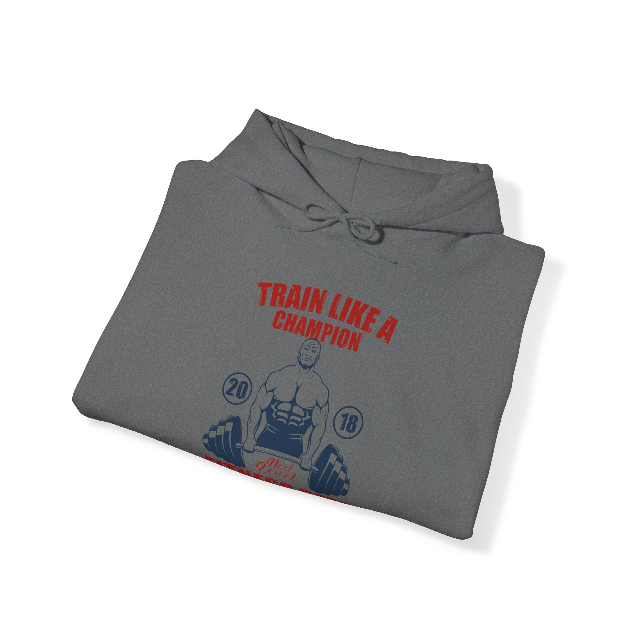 "Train Like A Champion"  Unisex Heavy Blend™ Hooded Sweatshirt