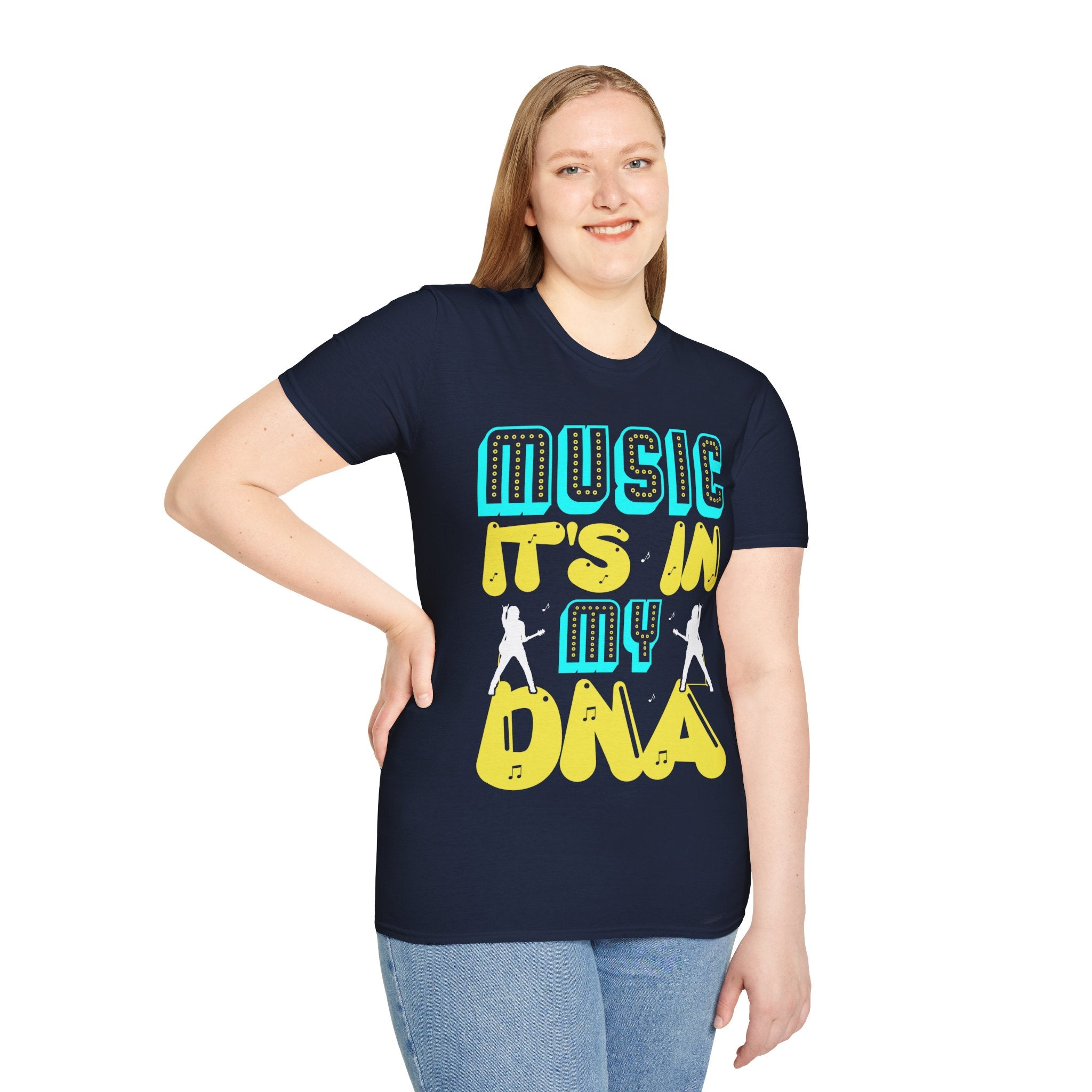 "Music Its In My DNA" Unisex Soft style T-Shirt