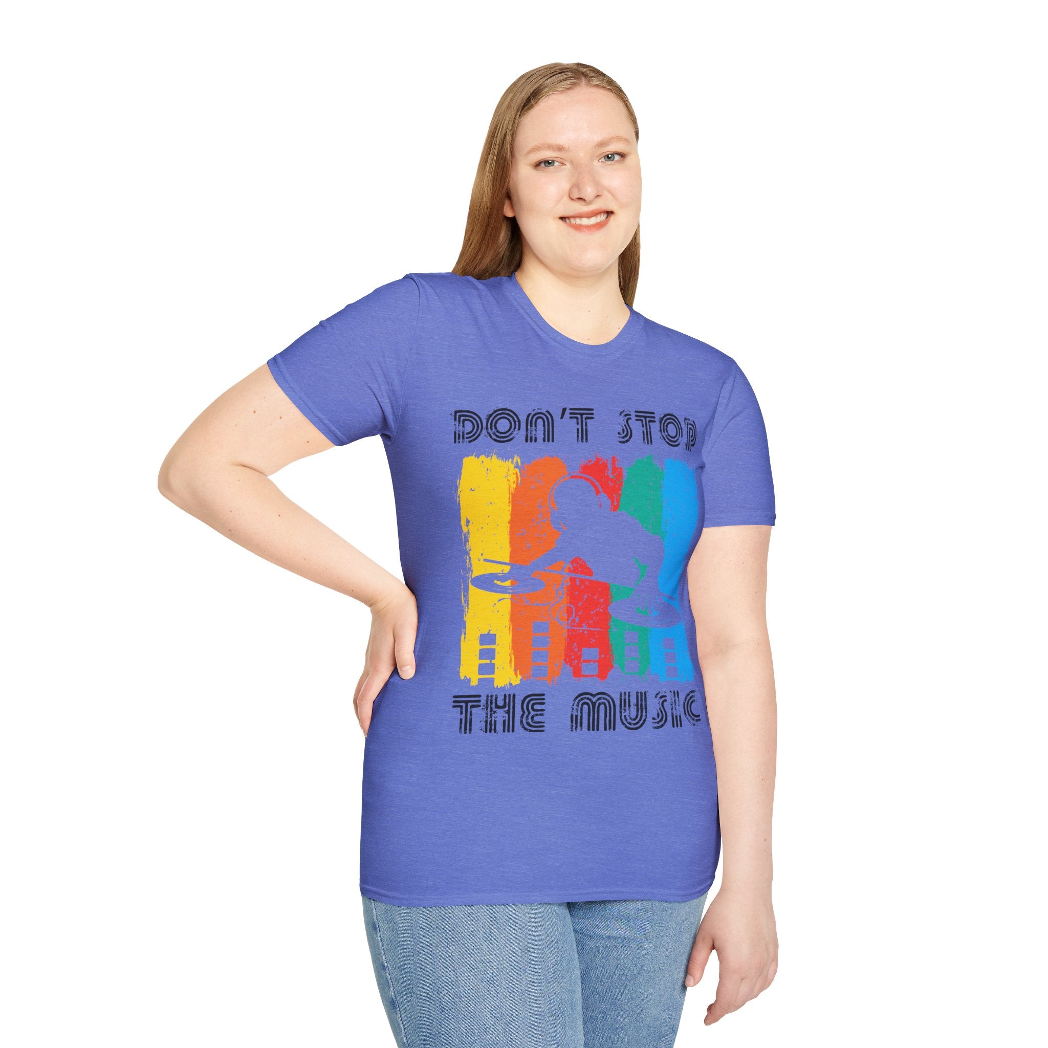 "Don't Stop the Music" Unisex Soft style T-Shirt