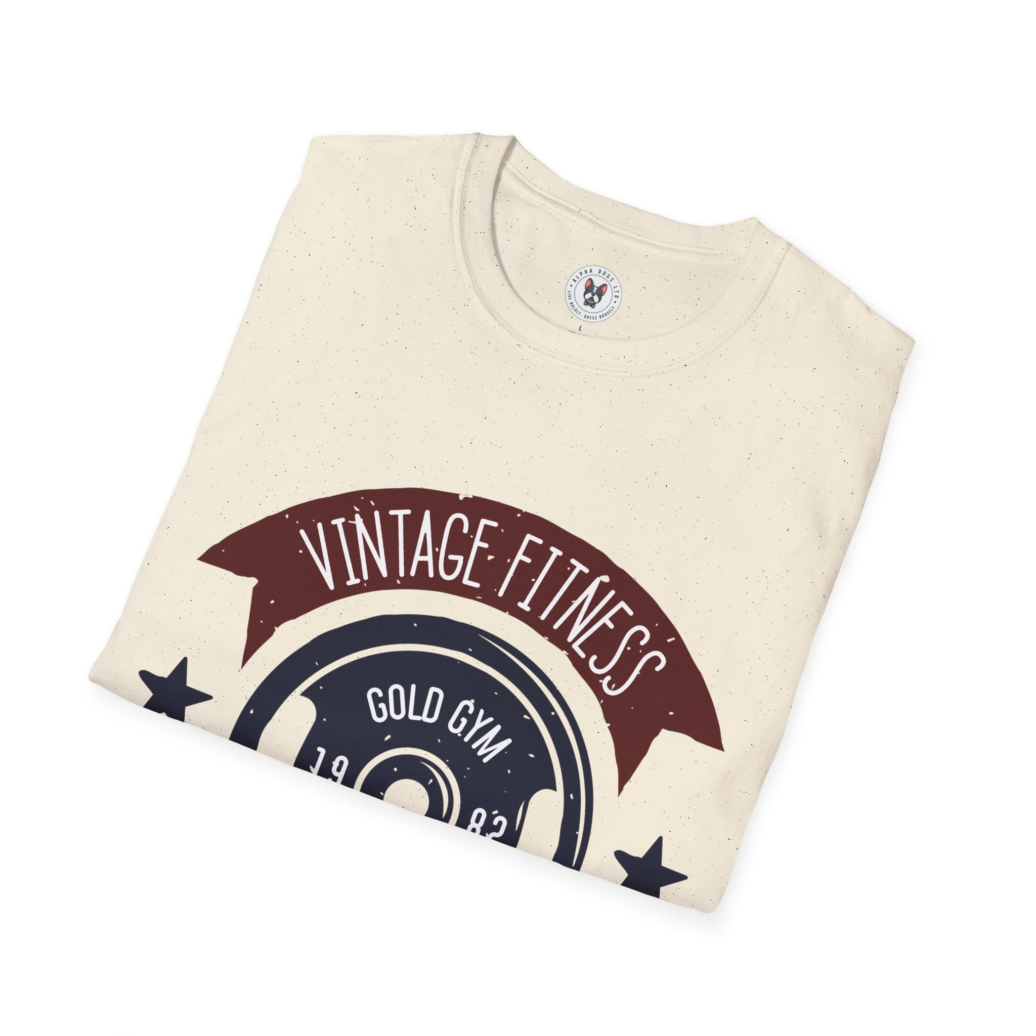 "Vintage Fitness Retro Gym Group" Unisex Soft style T-Shirt