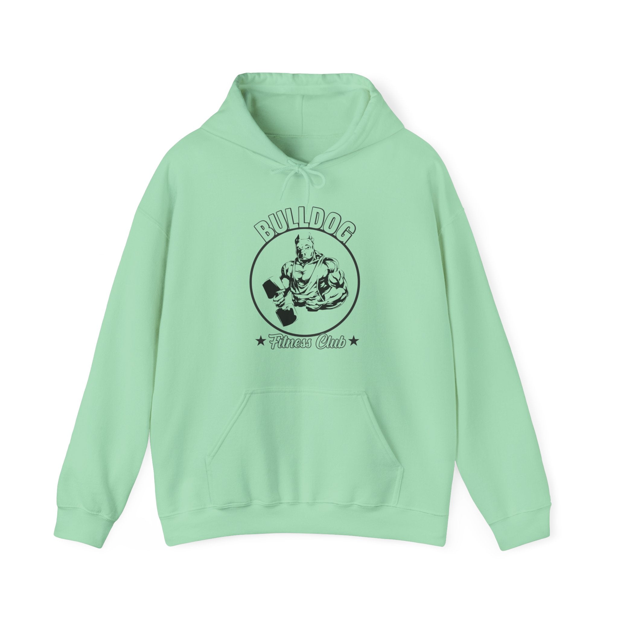 "BullDog Fitness Club"  Unisex Heavy Blend™ Hooded Sweatshirt