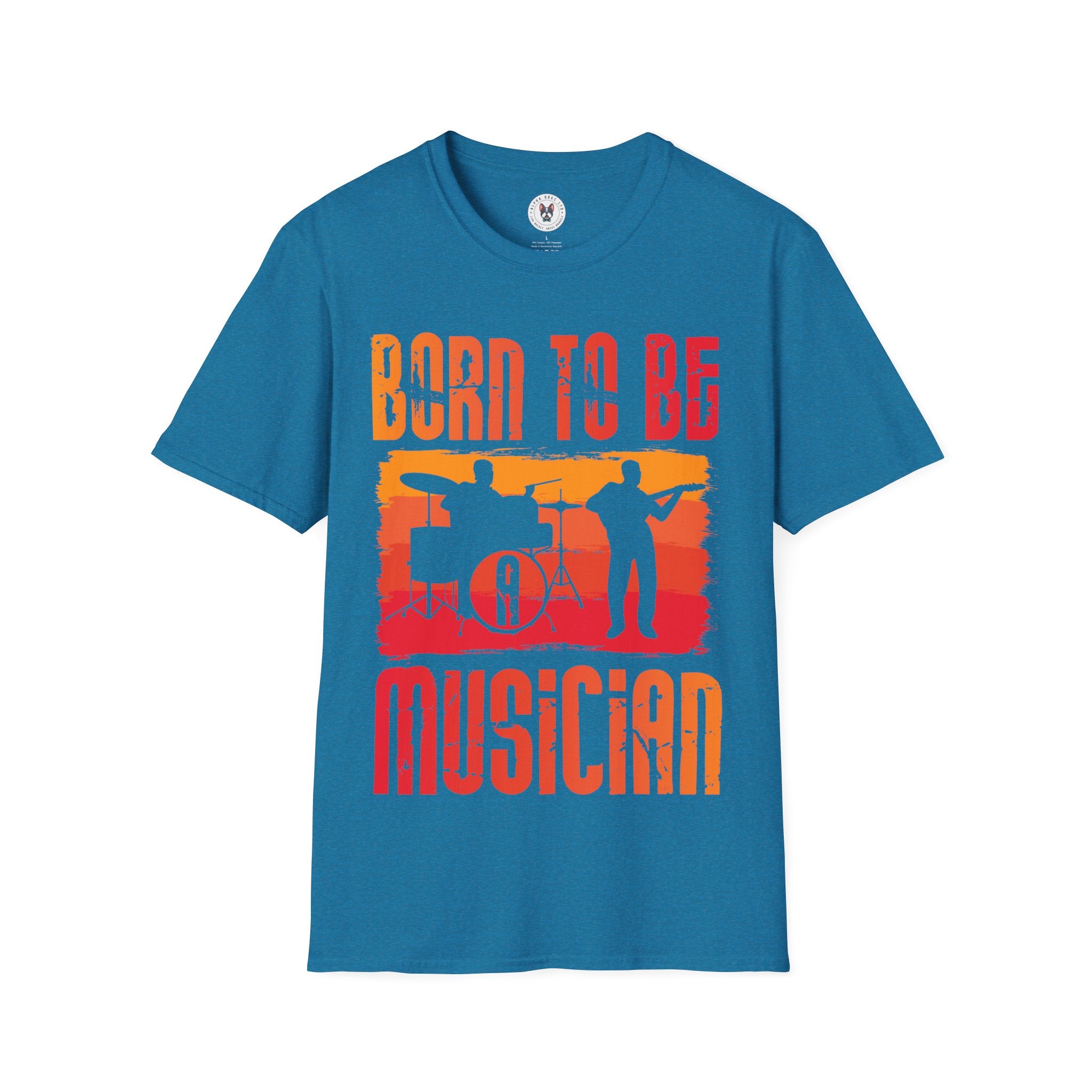 "Born To Be Musician" Unisex Soft style T-Shirt