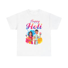 Happy Holi Unisex Heavy Cotton Tee