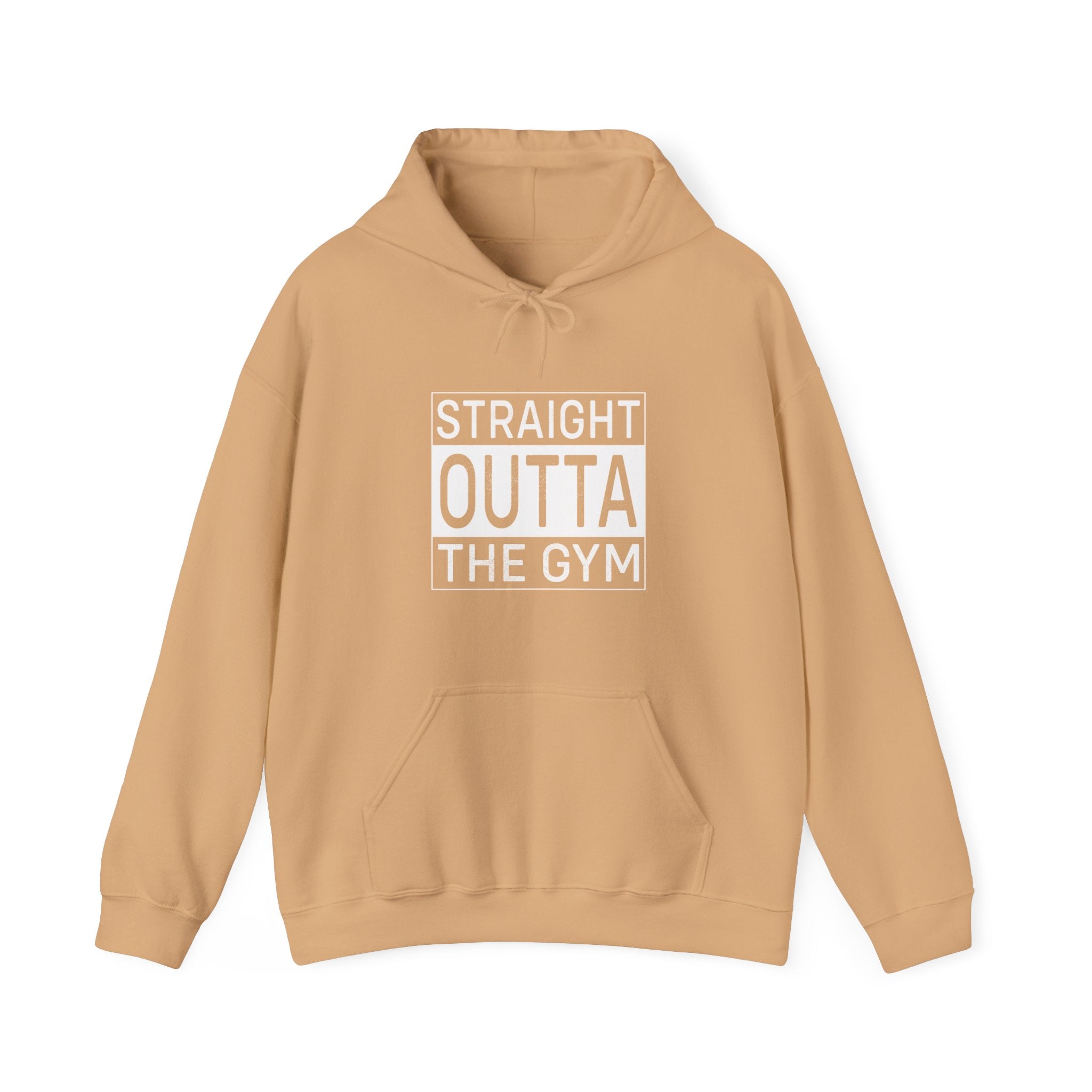 "Straight Outta A Gym'' Unisex Heavy Blend™ Hooded Sweatshirt