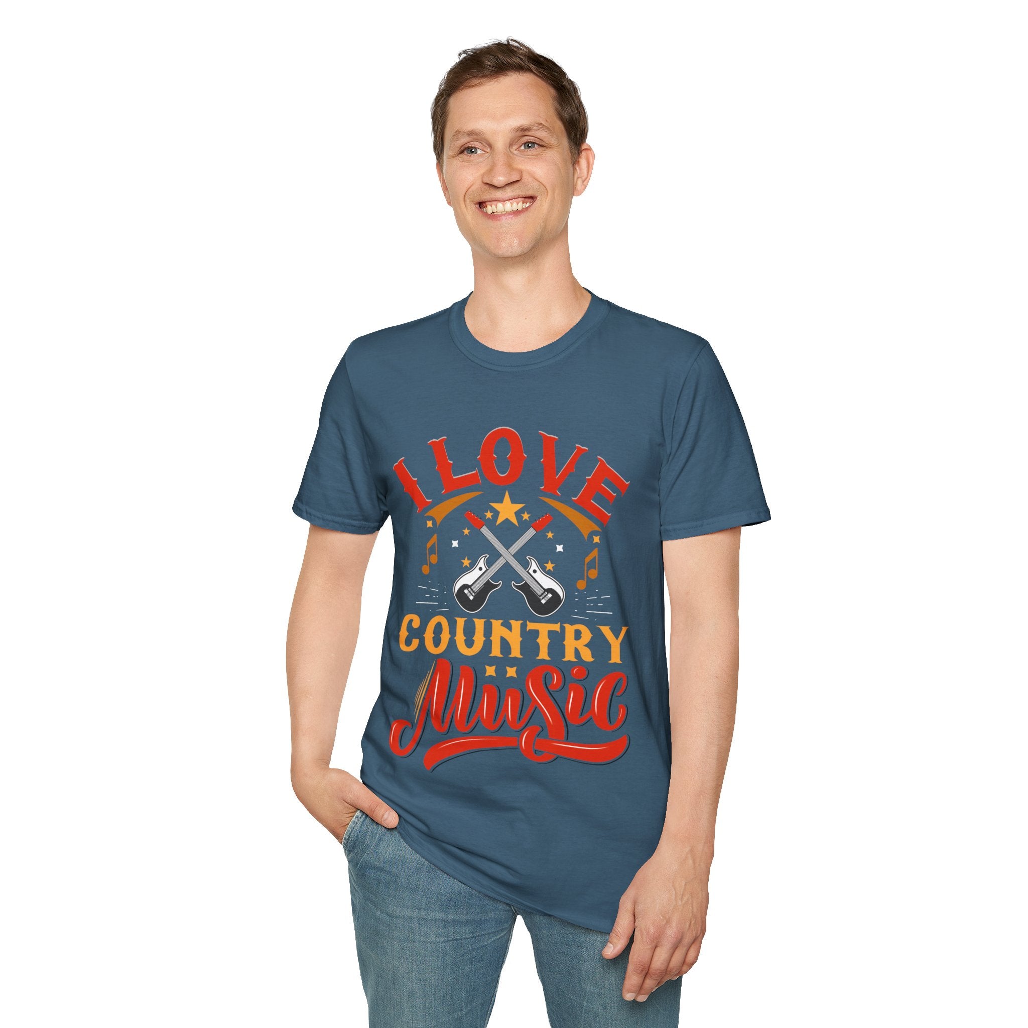 "I Love Country Music" Unisex Soft style T-Shirt