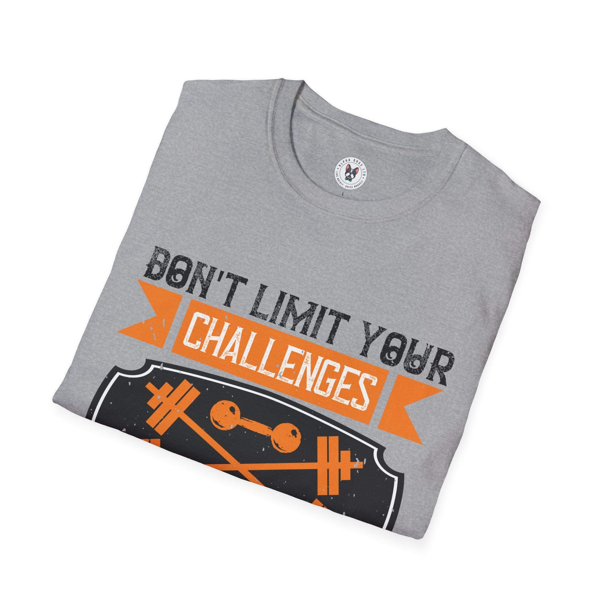 "Don't Limit Your Challenges,Challenge Your Limit" Unisex Soft style T-Shirt