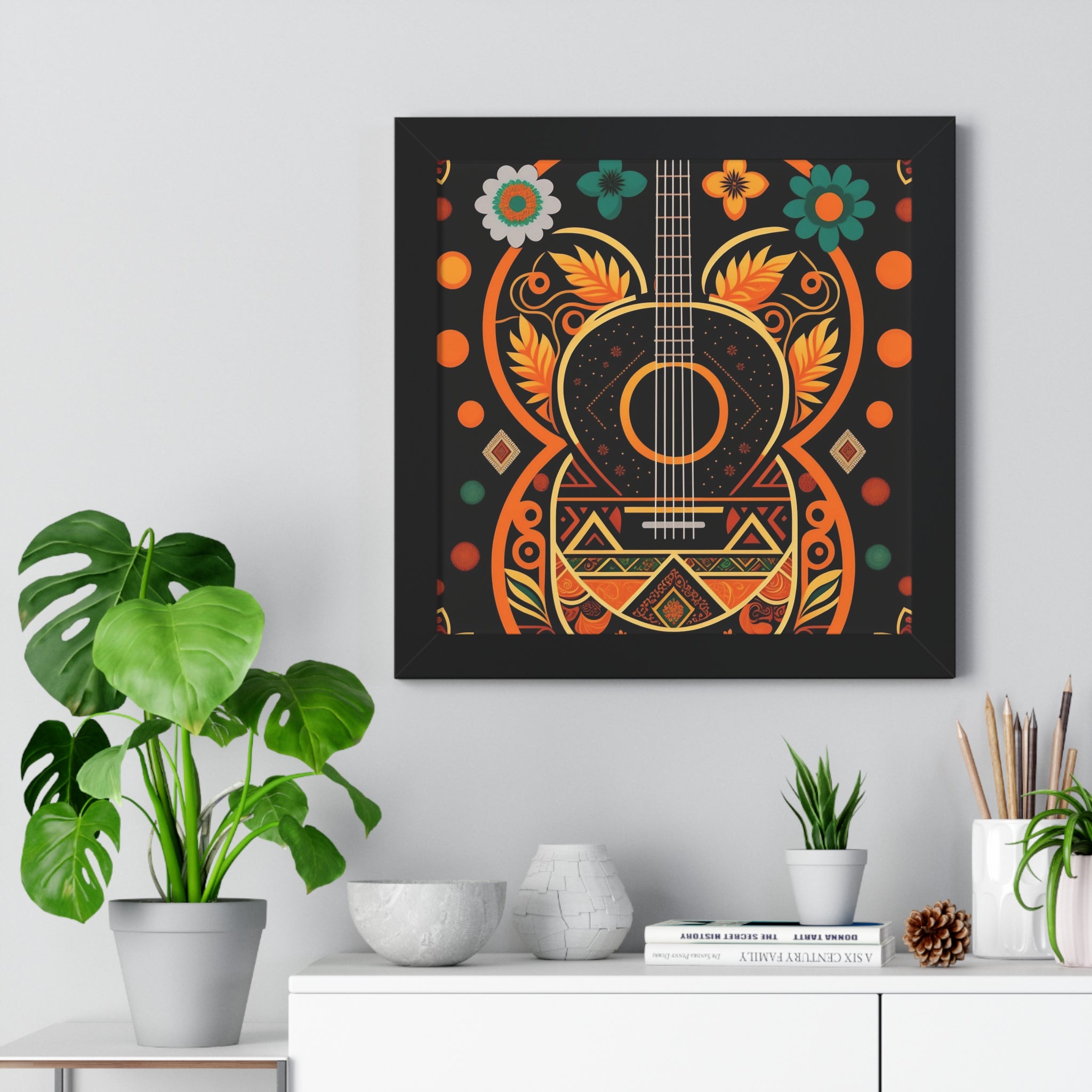 "BOHO" Framed Vertical Poster