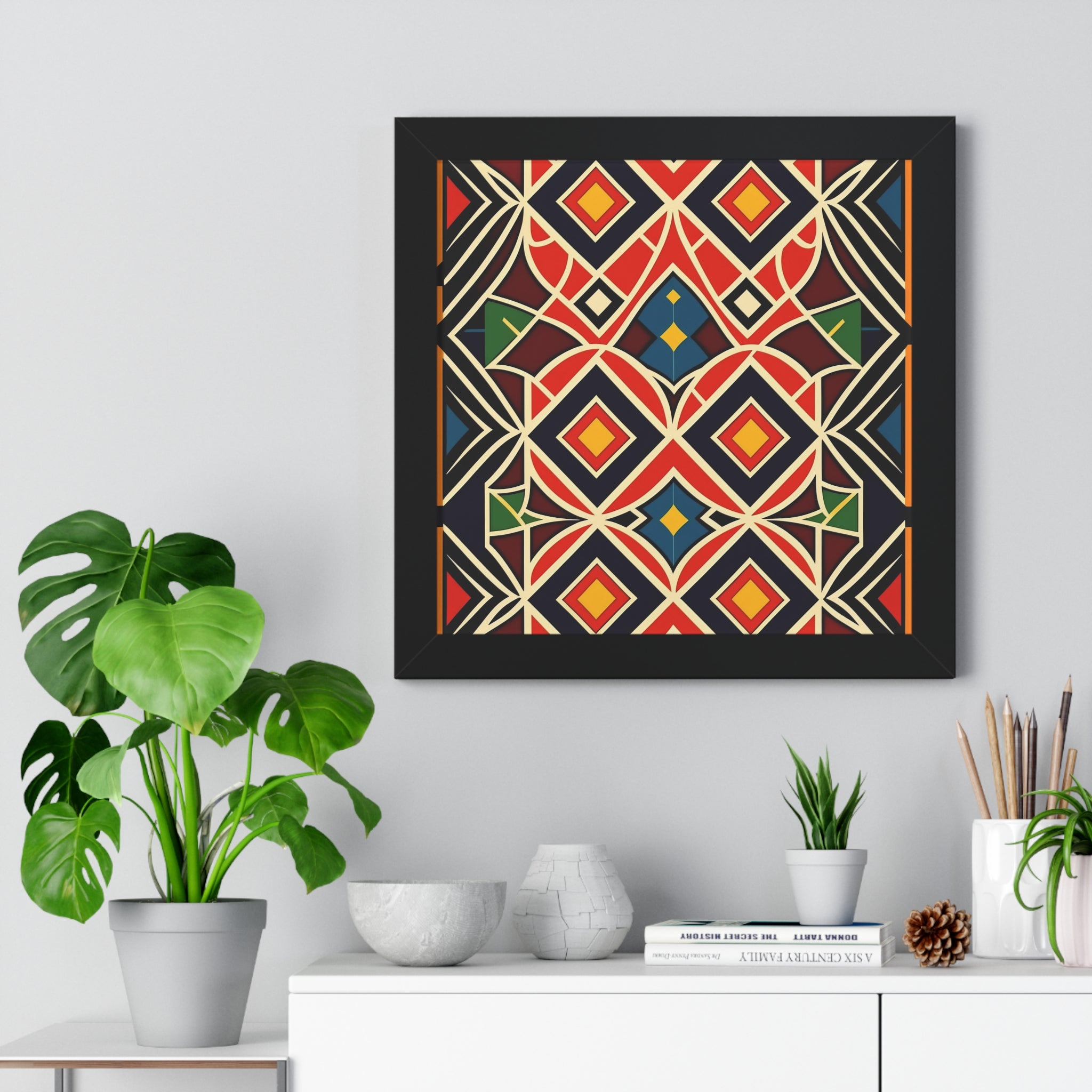 "BOHO" Framed Vertical Poster