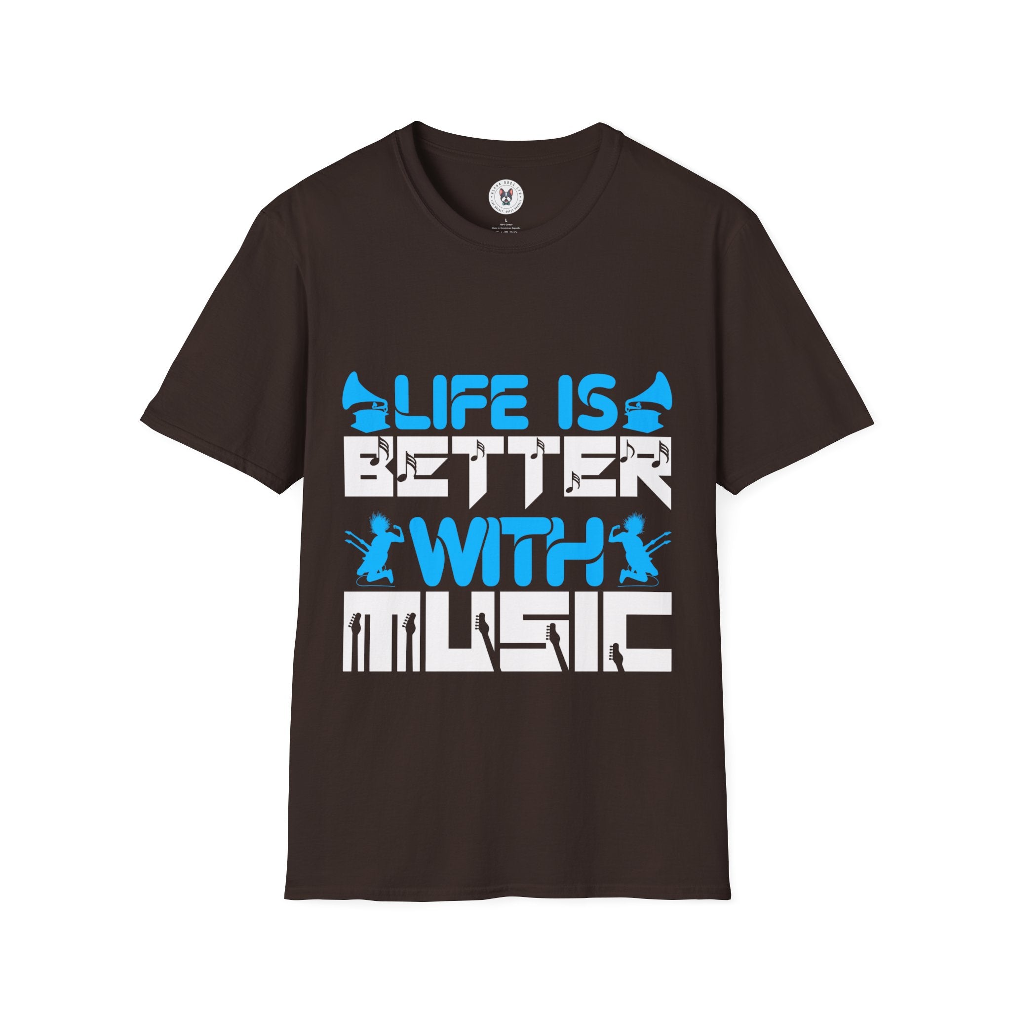 "Life Is Better With Music" Unisex Soft style T-Shirt