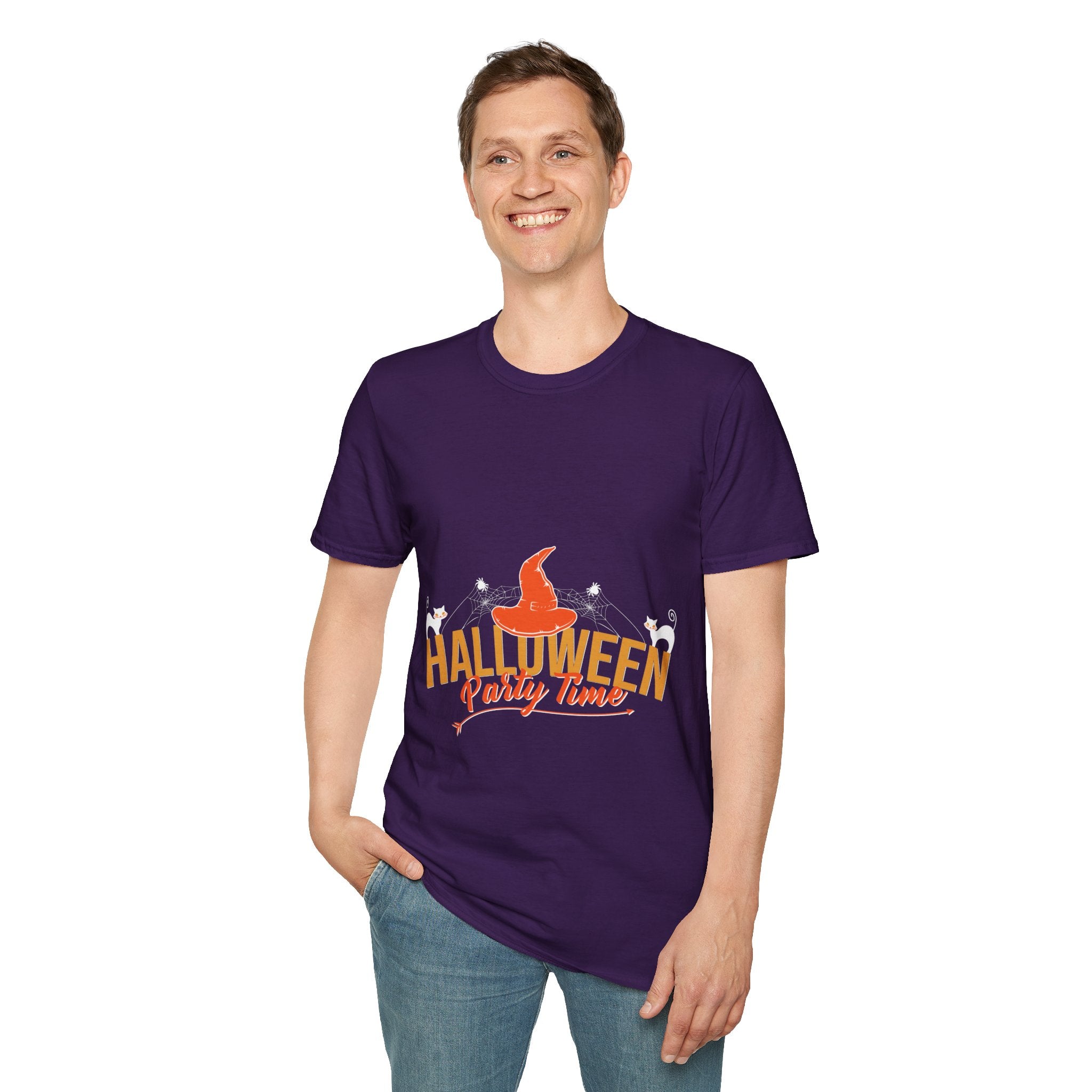 "HALLOWEEN PARTY TIME" Unisex Soft style T-Shirt