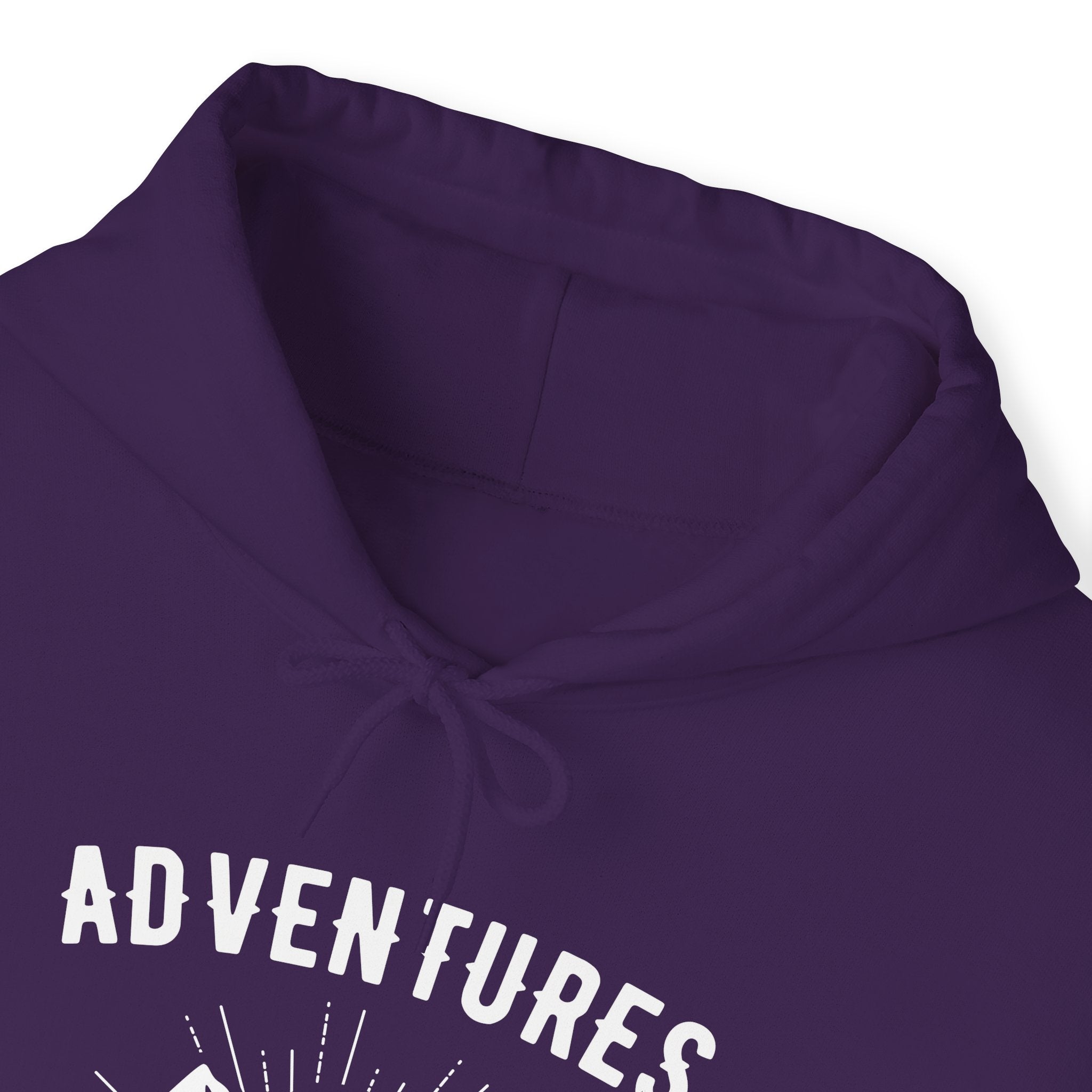 "Adventures Are The Best Way To Learn" Unisex Heavy Blend™ Hooded Sweatshirt