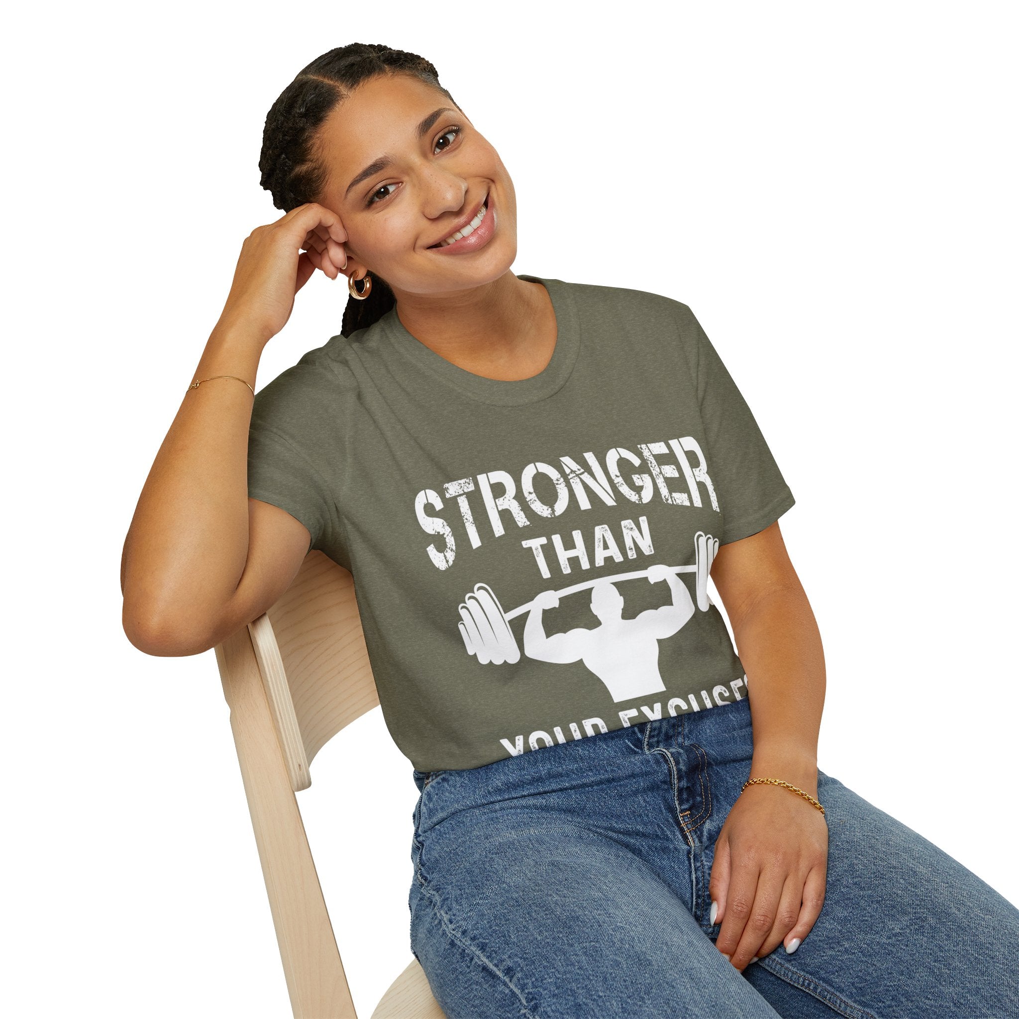 "Stronger Than Your Excuses" Unisex Soft style T-Shirt