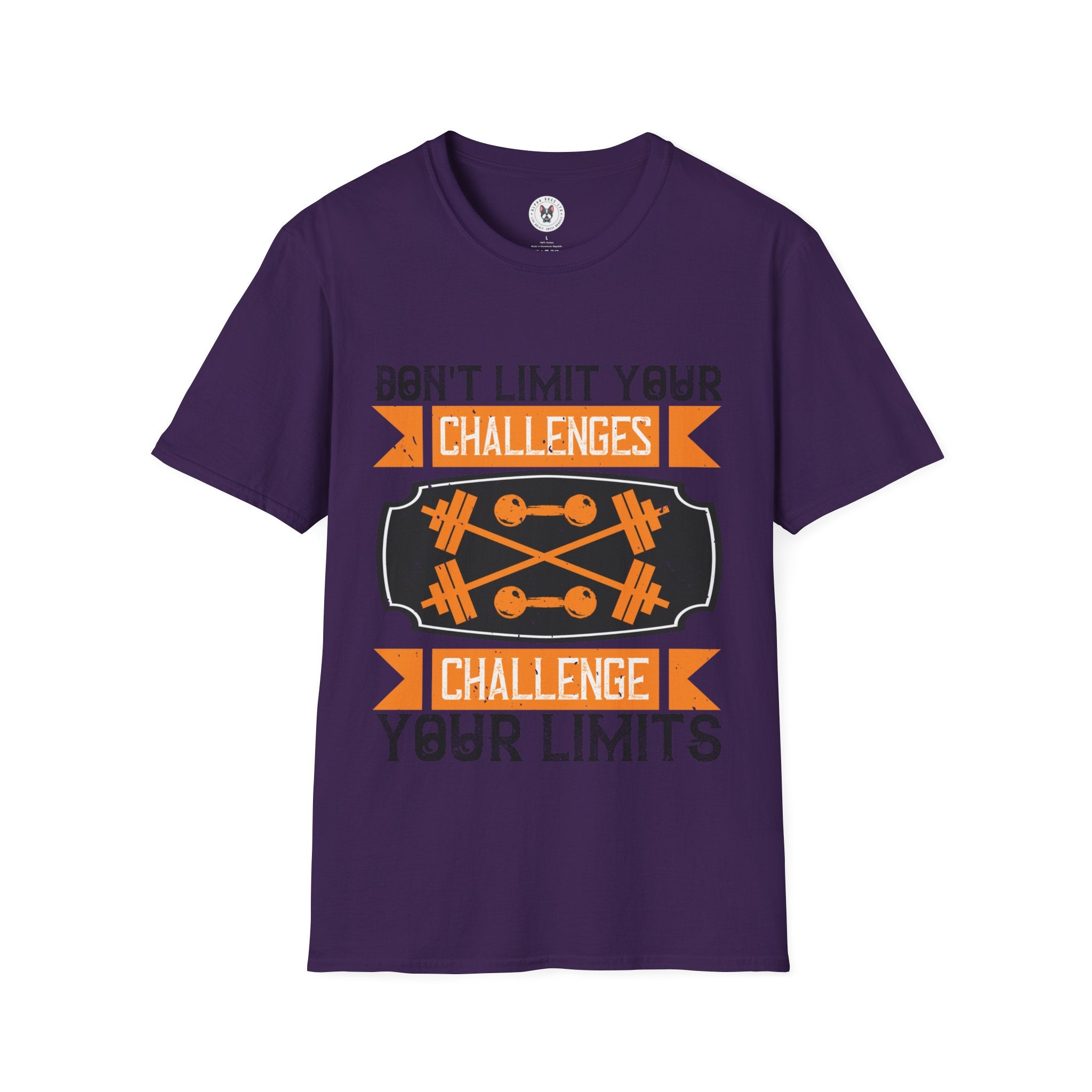 "Don't Limit Your Challenges,Challenge Your Limit" Unisex Soft style T-Shirt