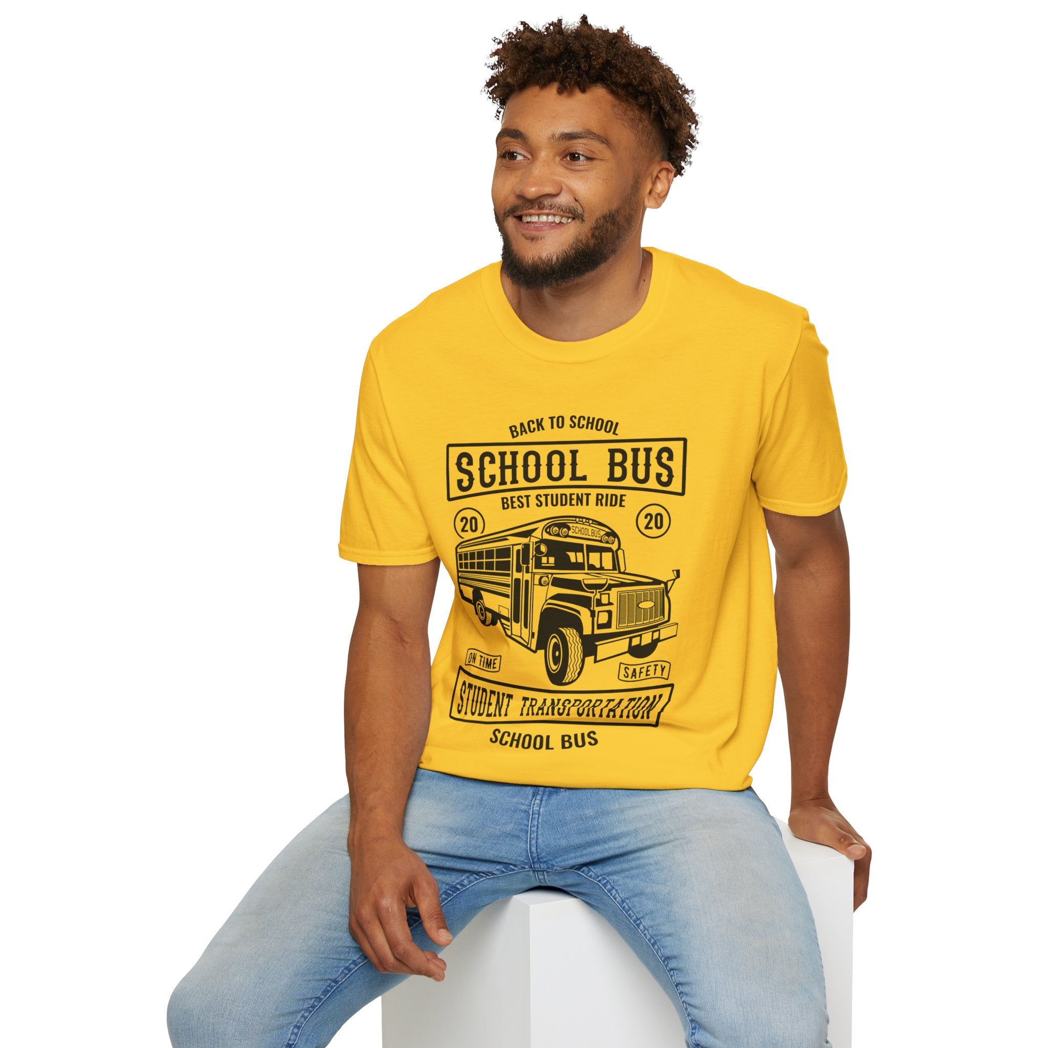 "SCHOOL BUS STUDENT TRANSPORTATION" Unisex Soft style T-Shirt