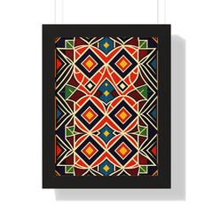 "BOHO" Framed Vertical Poster