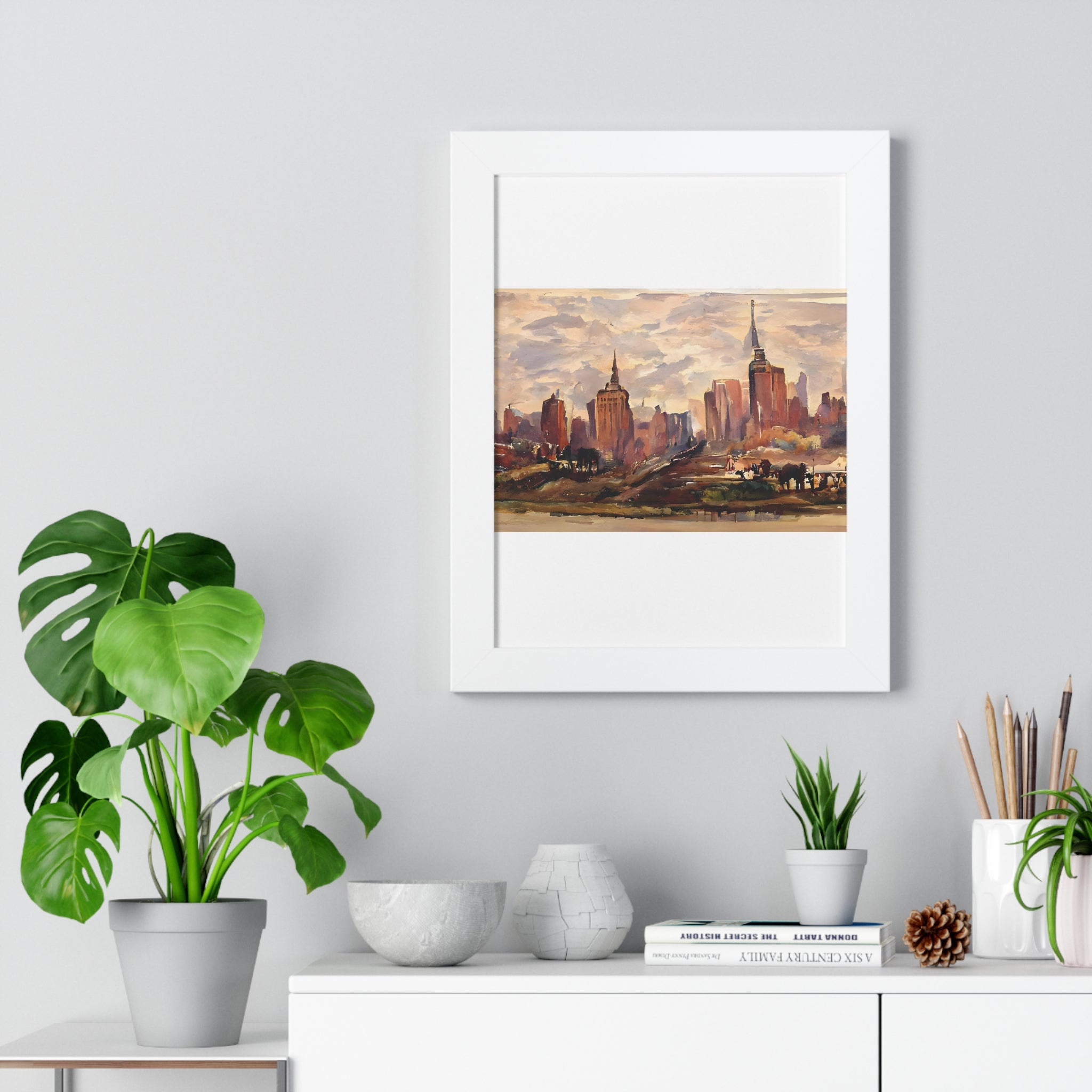 "ARCHITECTURE" Framed Vertical Poster