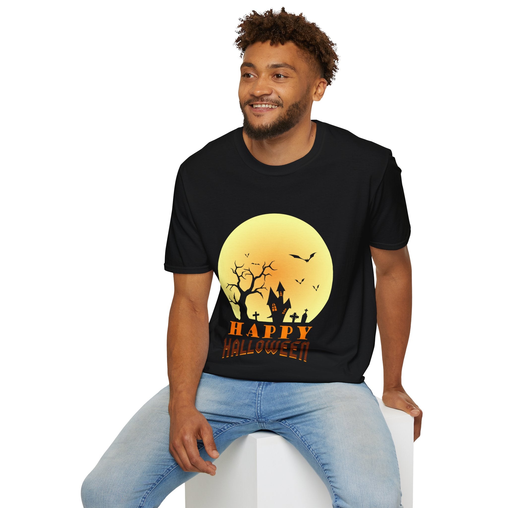 "HAPPY HALLOWEEN" Unisex Soft style T-Shirt