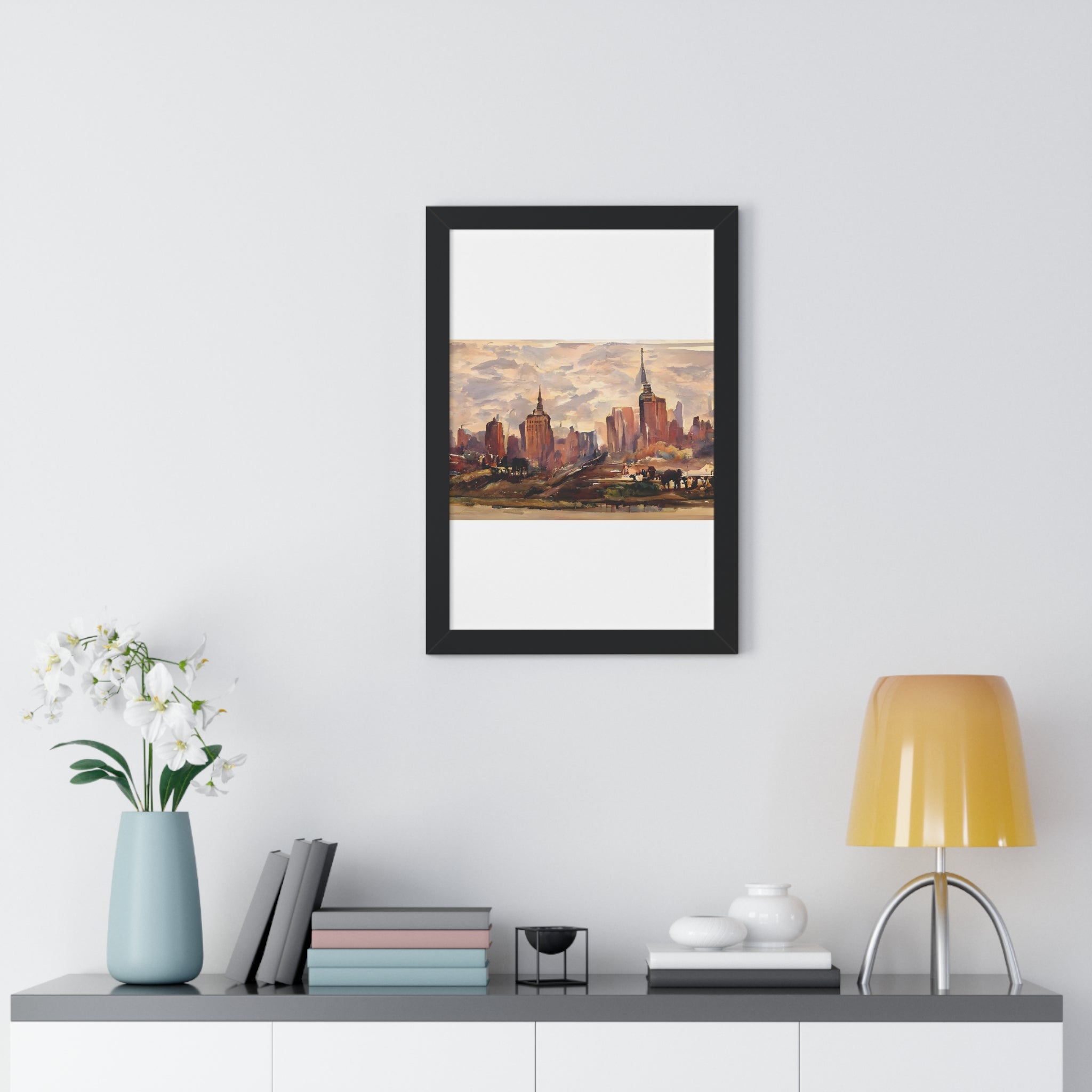 "ARCHITECTURE" Framed Vertical Poster