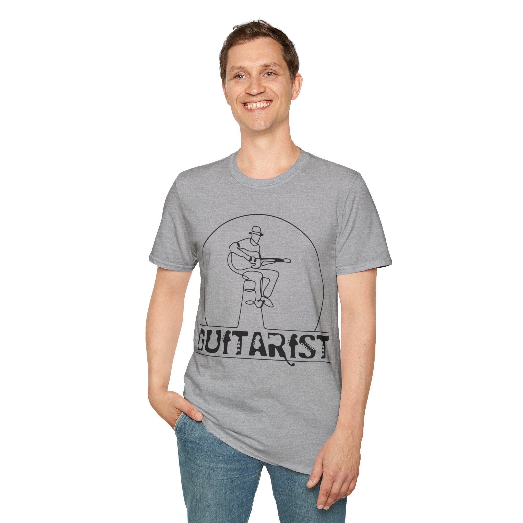 "Guitarist" Unisex Soft style T-Shirt