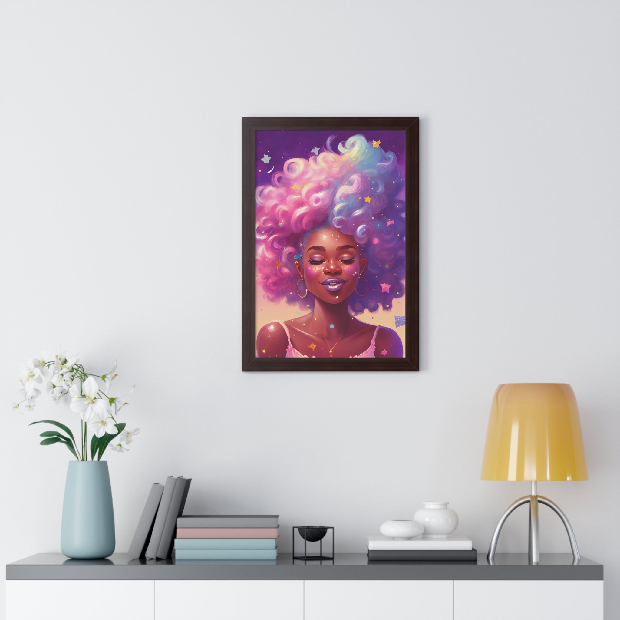 "BLACK GIRL MAGIC" Framed Vertical Poster