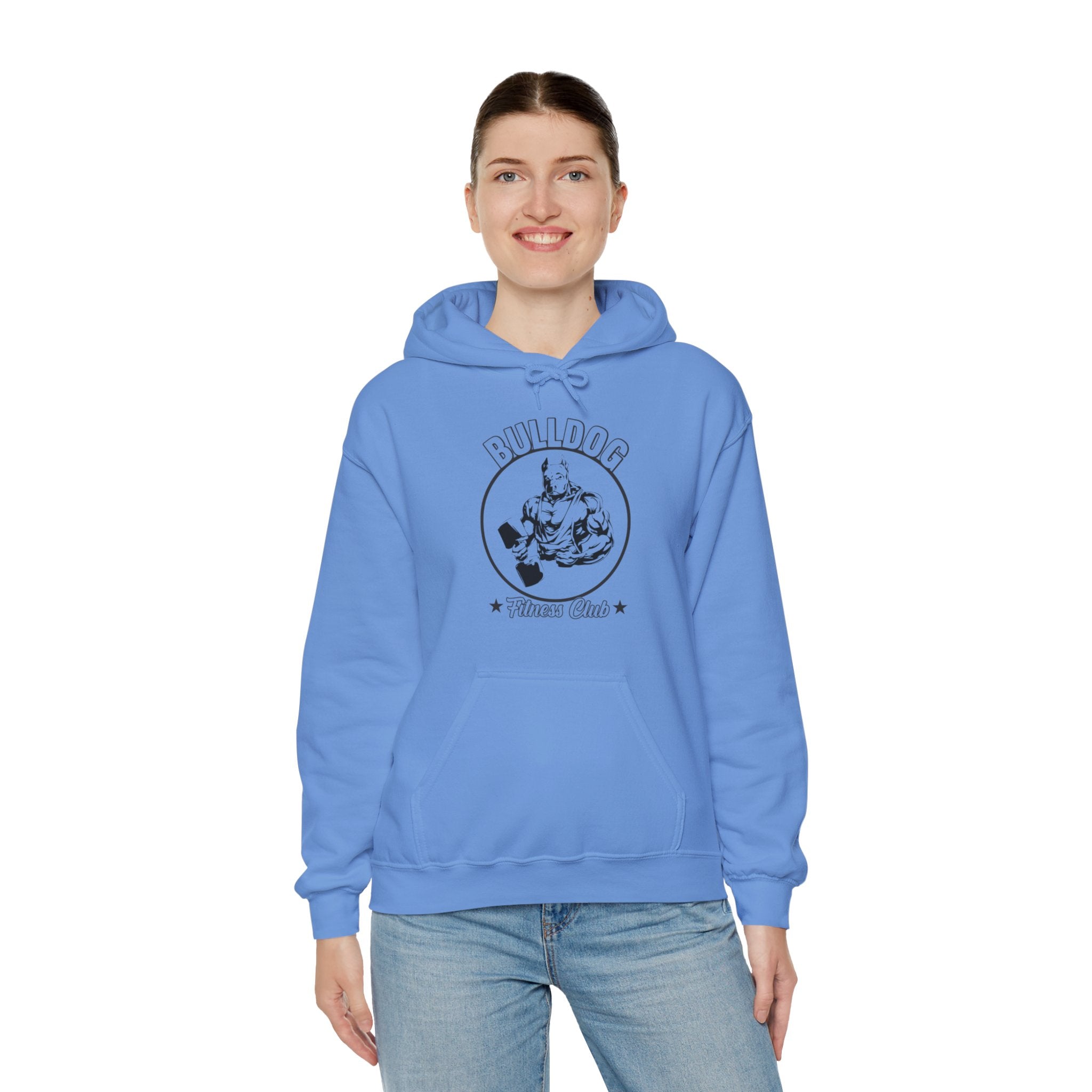 "BullDog Fitness Club"  Unisex Heavy Blend™ Hooded Sweatshirt