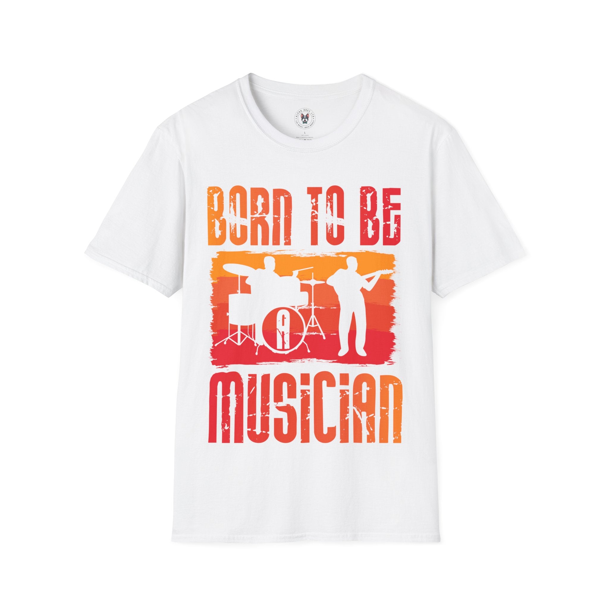 "Born To Be Musician" Unisex Soft style T-Shirt