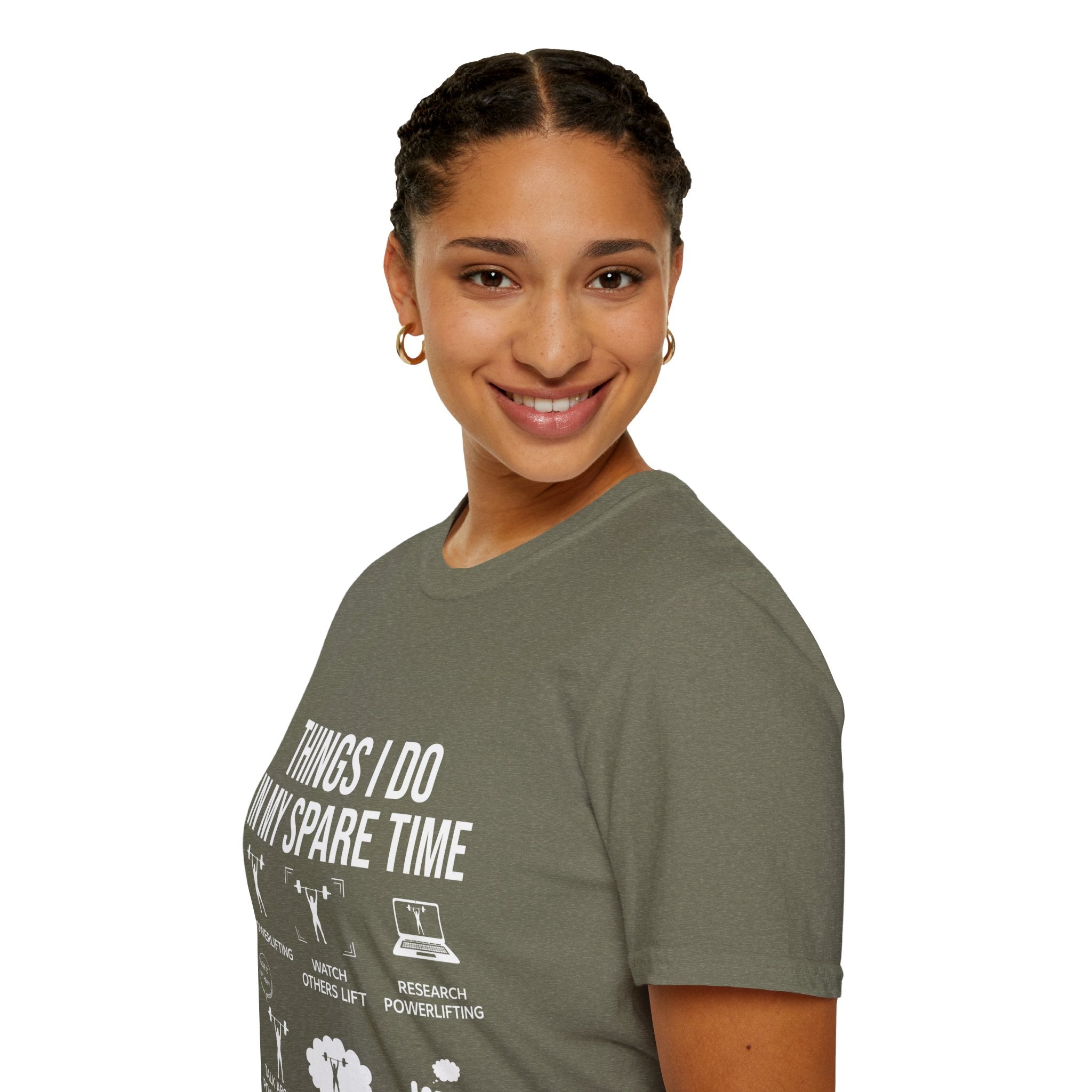 "Things I Do In My Spare Time"  Unisex Soft style T-Shirt